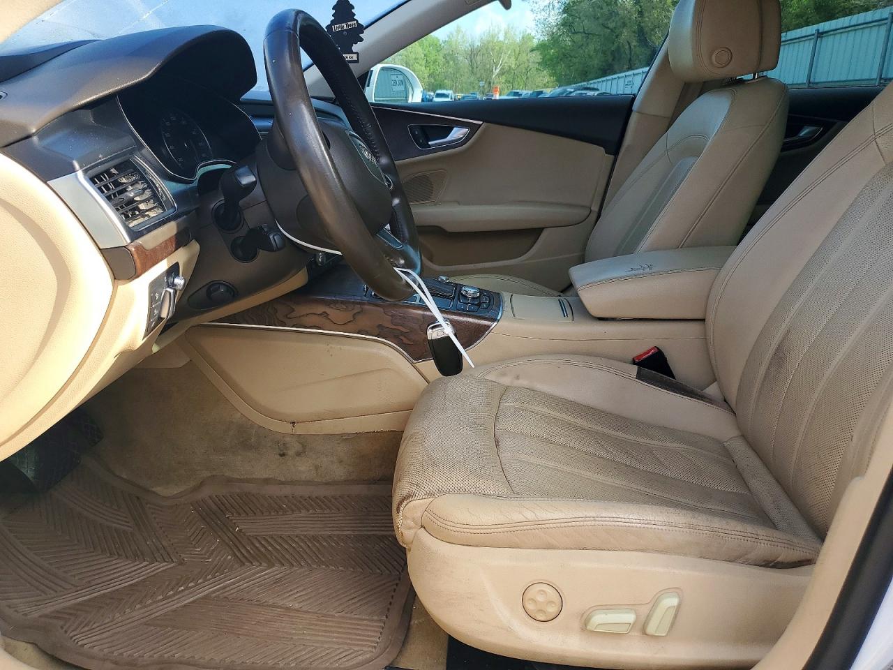 2012 Audi A7 Prestige Белый vin: WAU3GAFC9CN163556