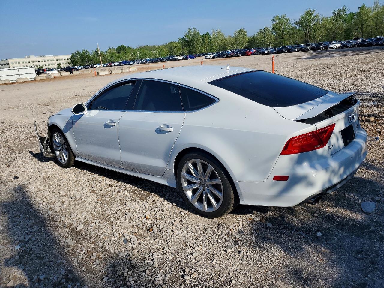 2012 Audi A7 Prestige Белый vin: WAU3GAFC9CN163556