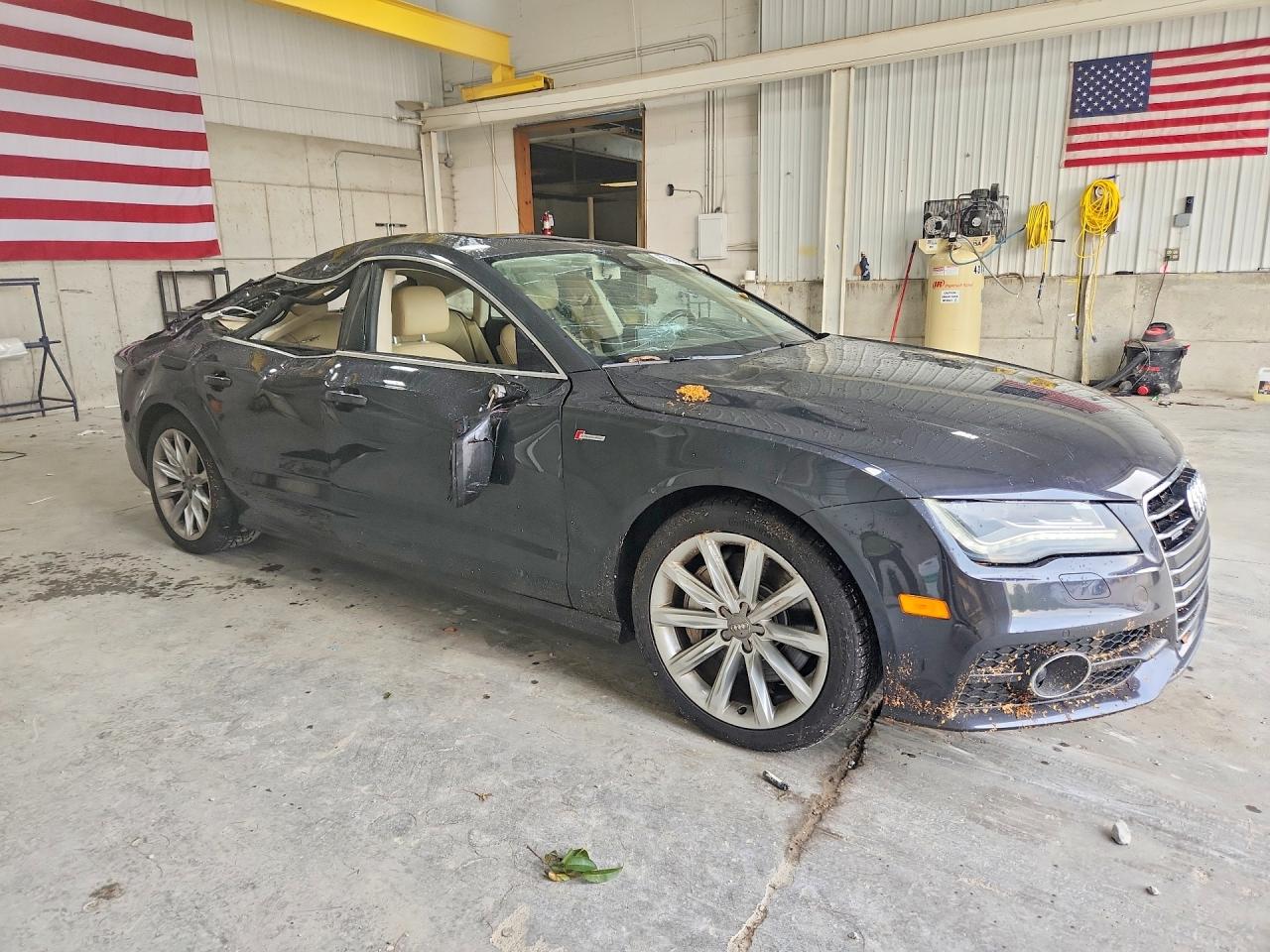 2012 Audi A7 Prestige Gray vin: WAU3GAFC9CN167283