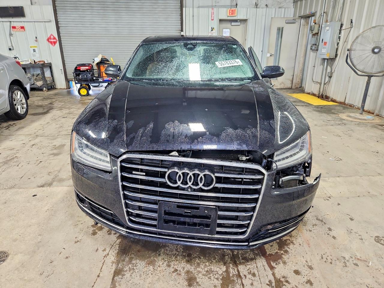2015 Audi A8 L Quattro Black vin: WAU3GAFD0FN012358