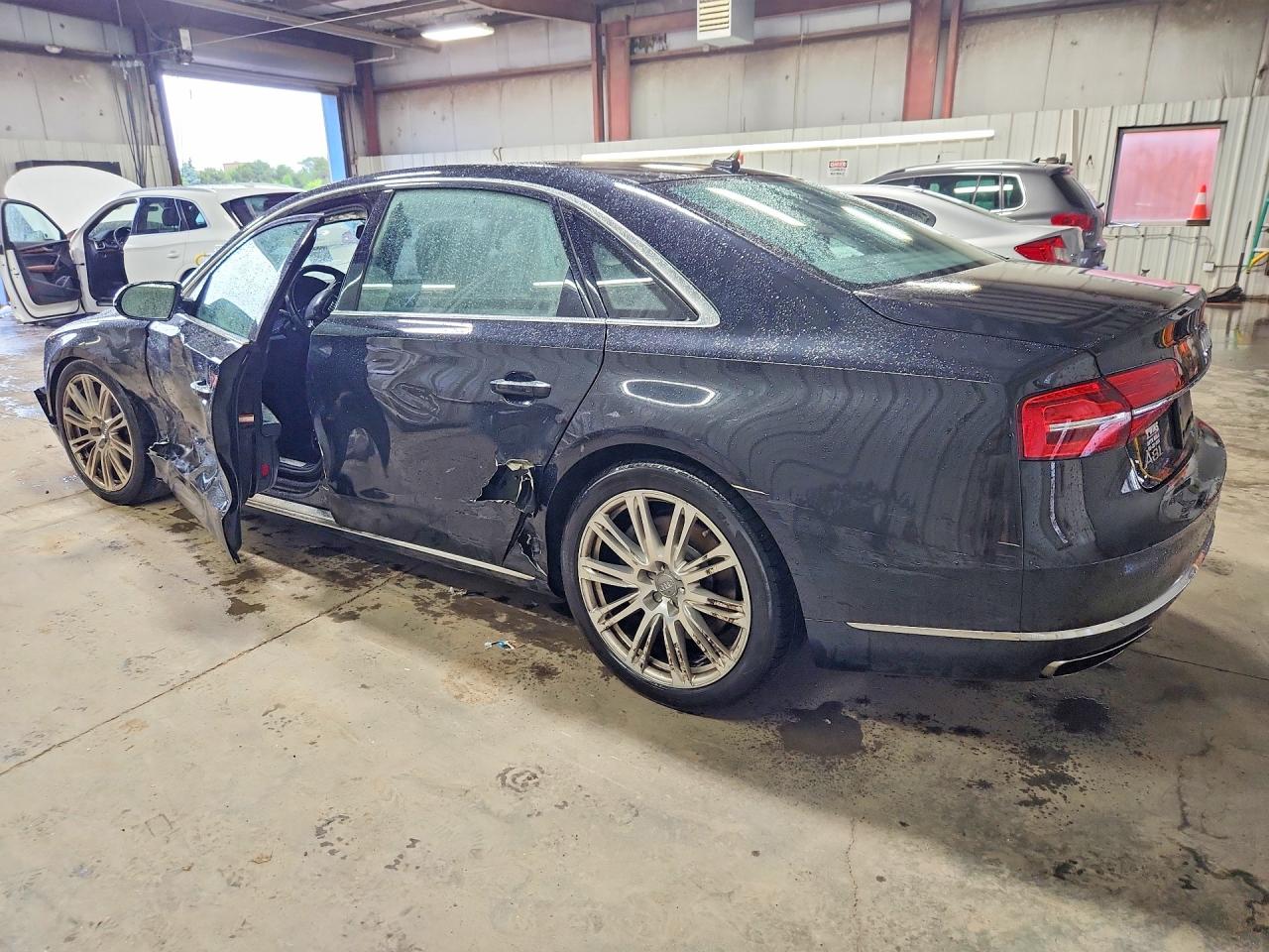 2015 Audi A8 L Quattro Black vin: WAU3GAFD0FN012358