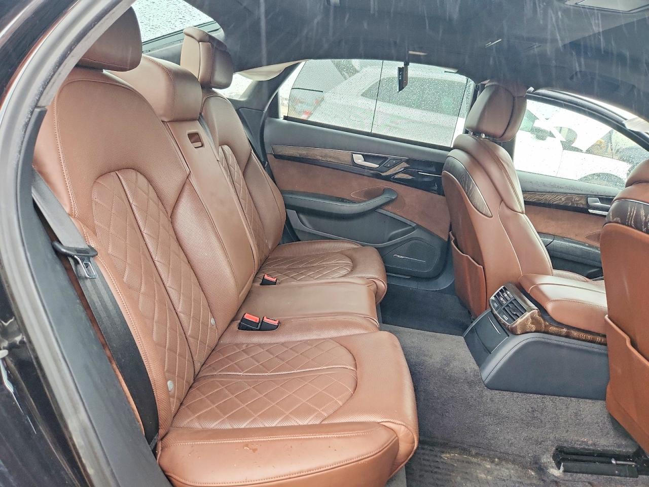 2015 Audi A8 L Quattro Black vin: WAU3GAFD0FN012358