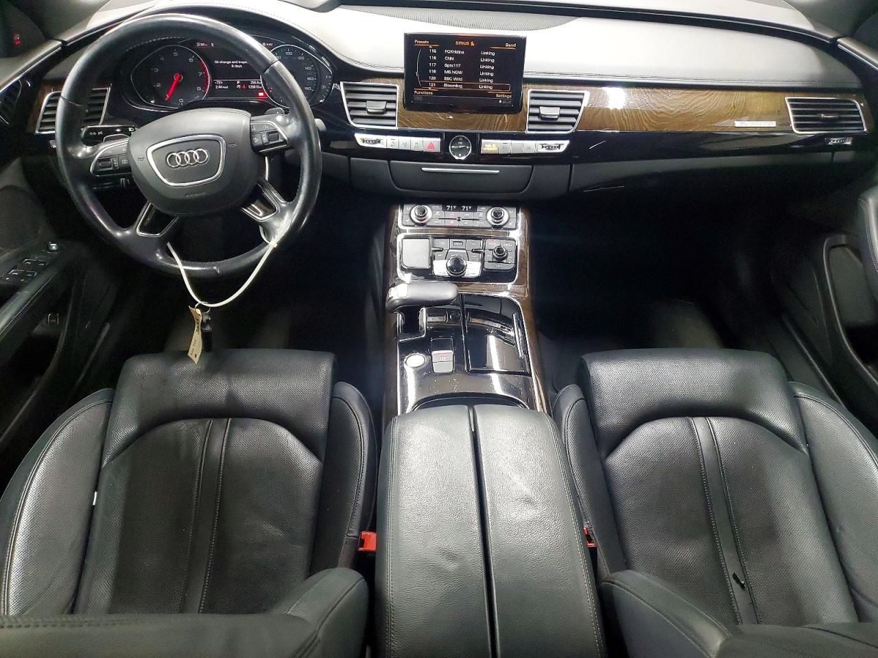 2015 Audi A8 L Quattro Black vin: WAU3GAFD2FN040520
