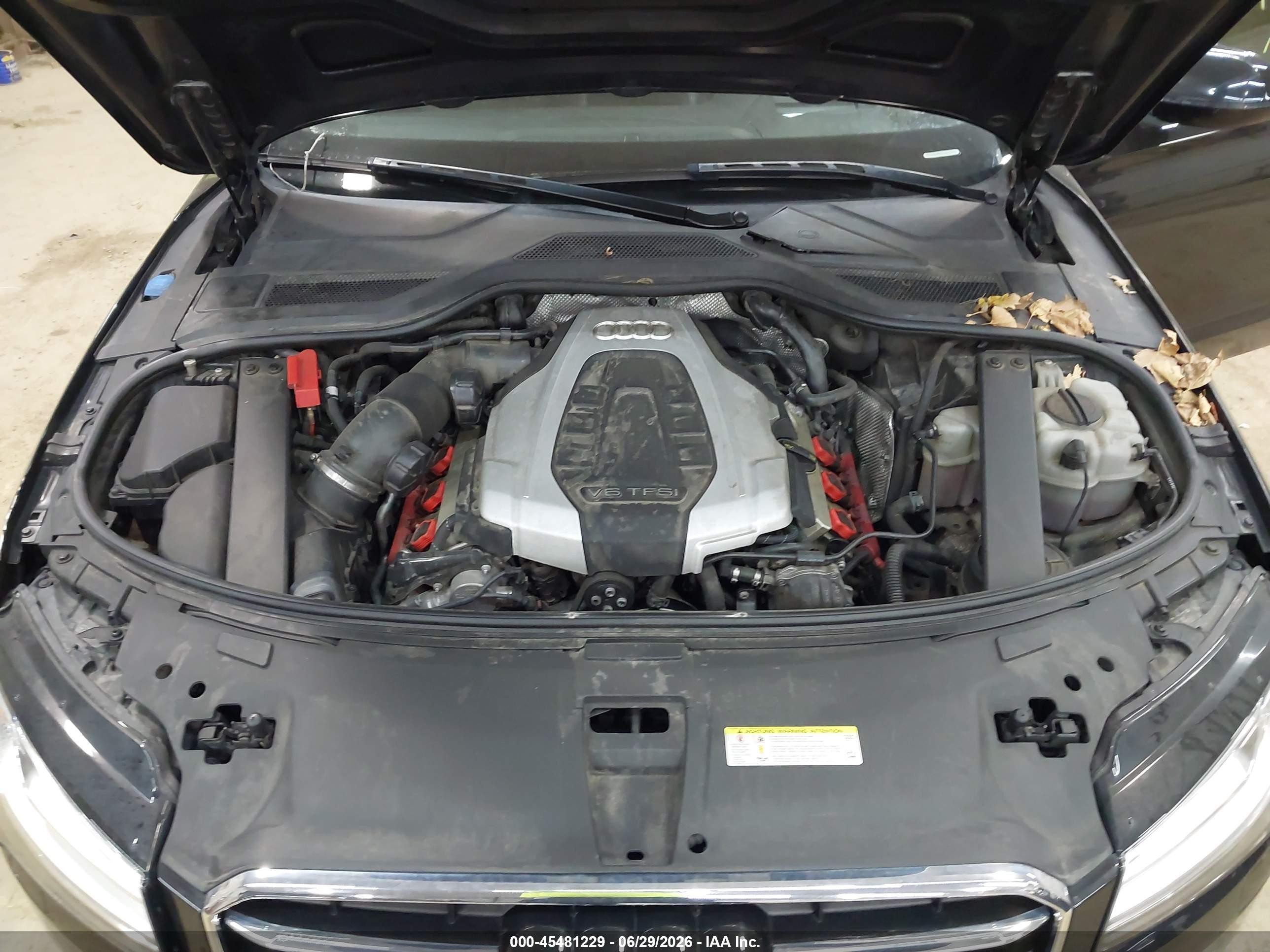 2015 Audi A8 L 3.0t Black vin: WAU3GAFD5FN040897