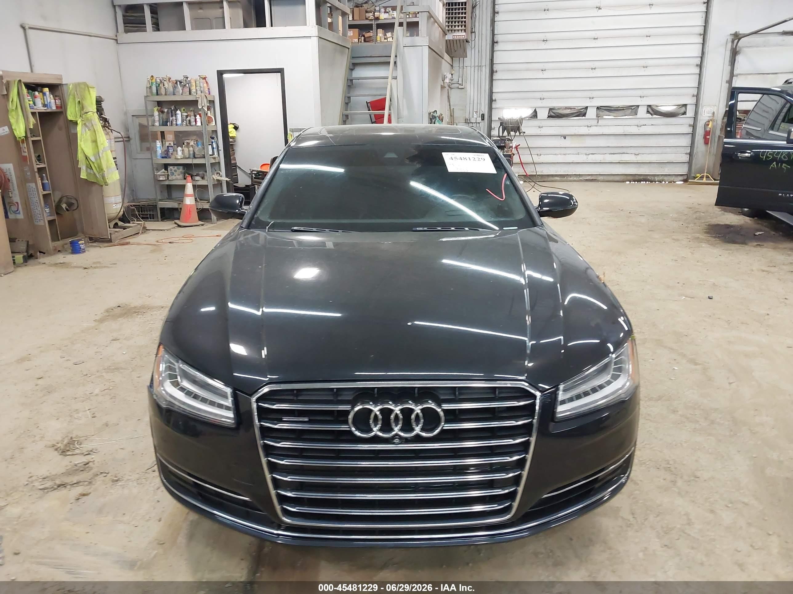 2015 Audi A8 L 3.0t Black vin: WAU3GAFD5FN040897