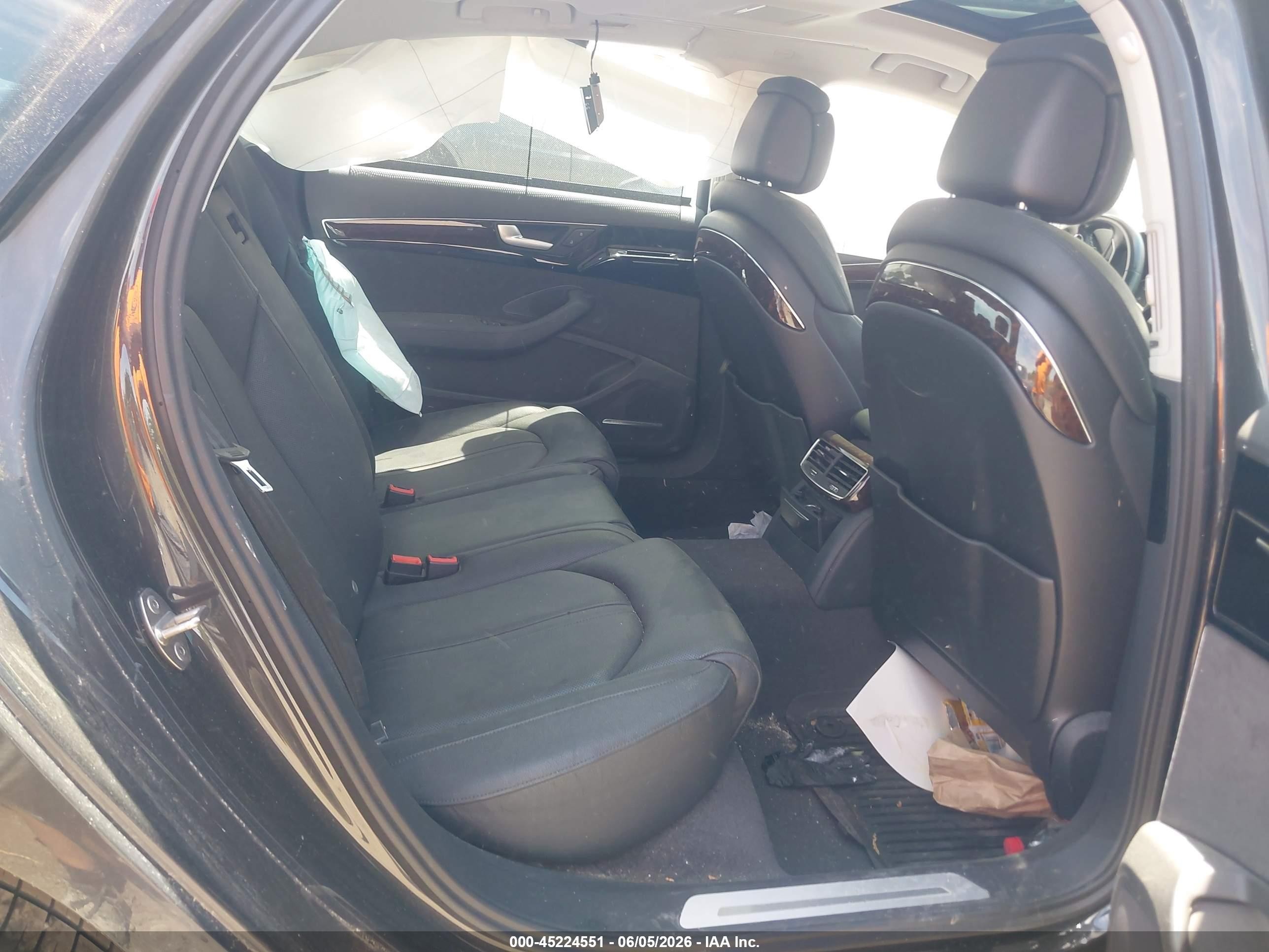 2015 Audi A8 L 3.0t Gray vin: WAU3GAFD6FN008752