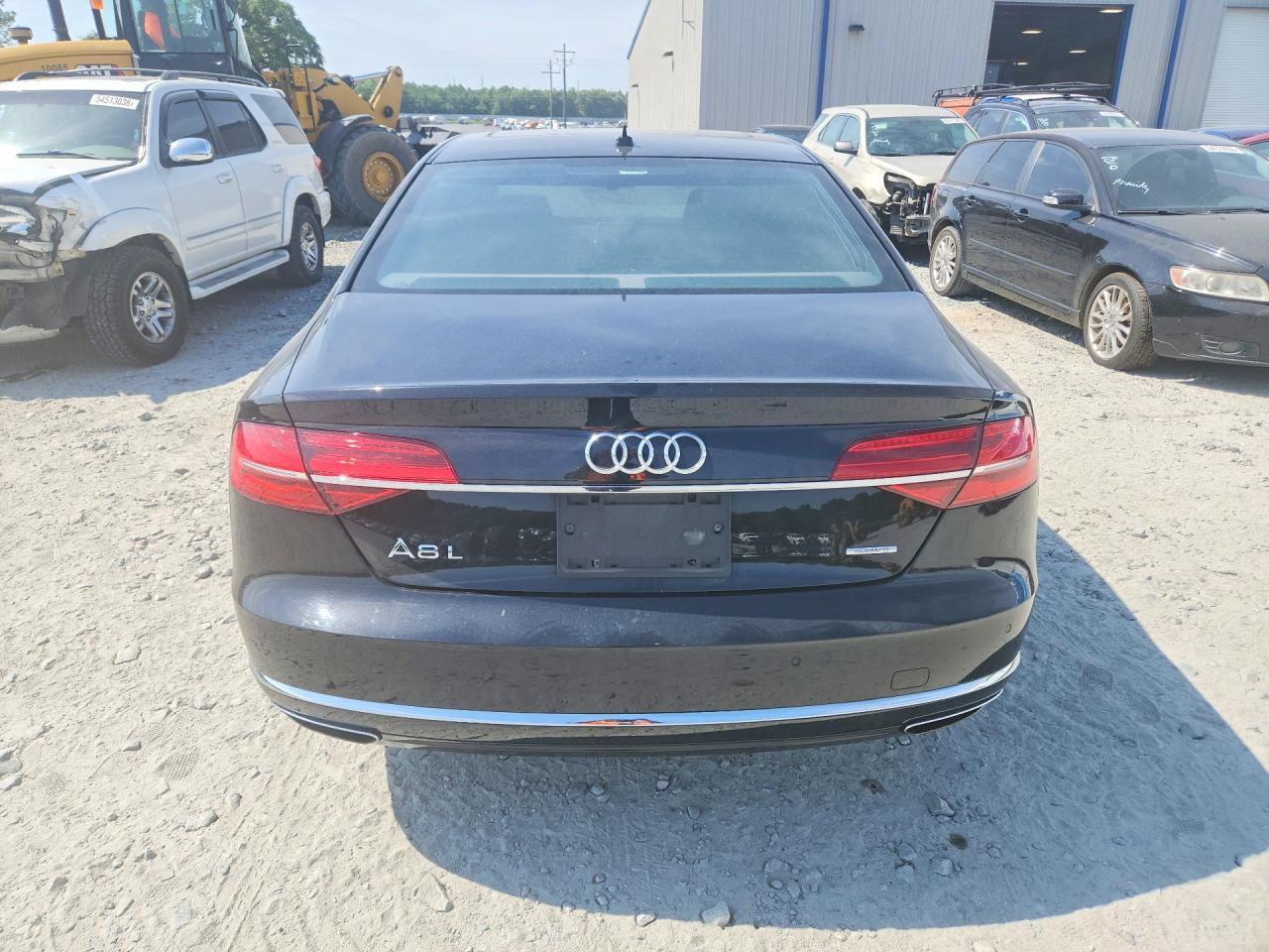 2015 Audi A8 L Quattro Black vin: WAU3GAFD6FN015829