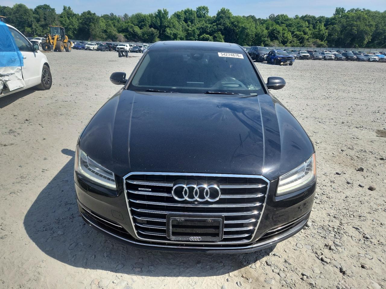 2015 Audi A8 L Quattro Black vin: WAU3GAFD6FN015829