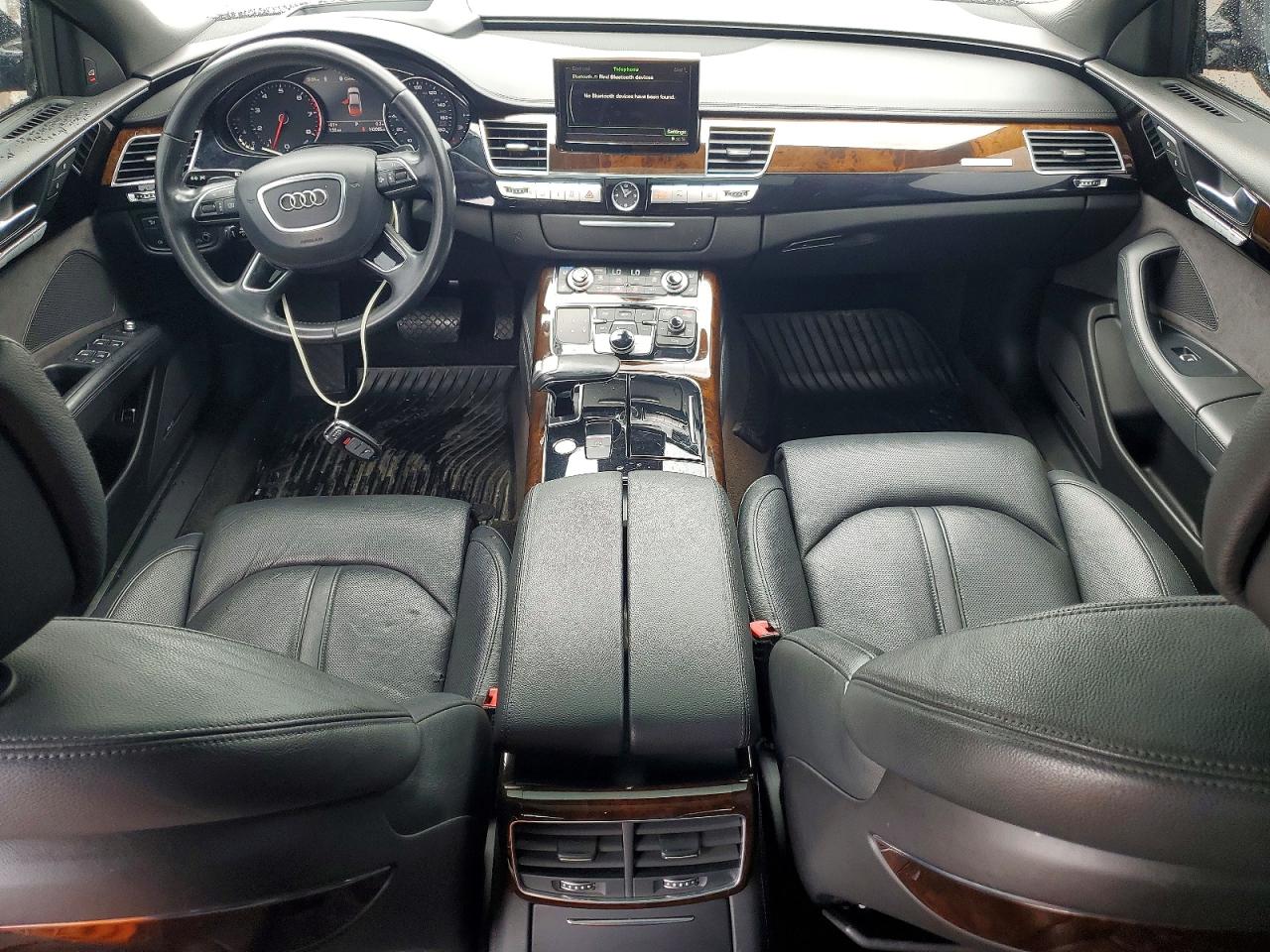 2015 Audi A8 L Quattro Black vin: WAU3GAFD6FN031318