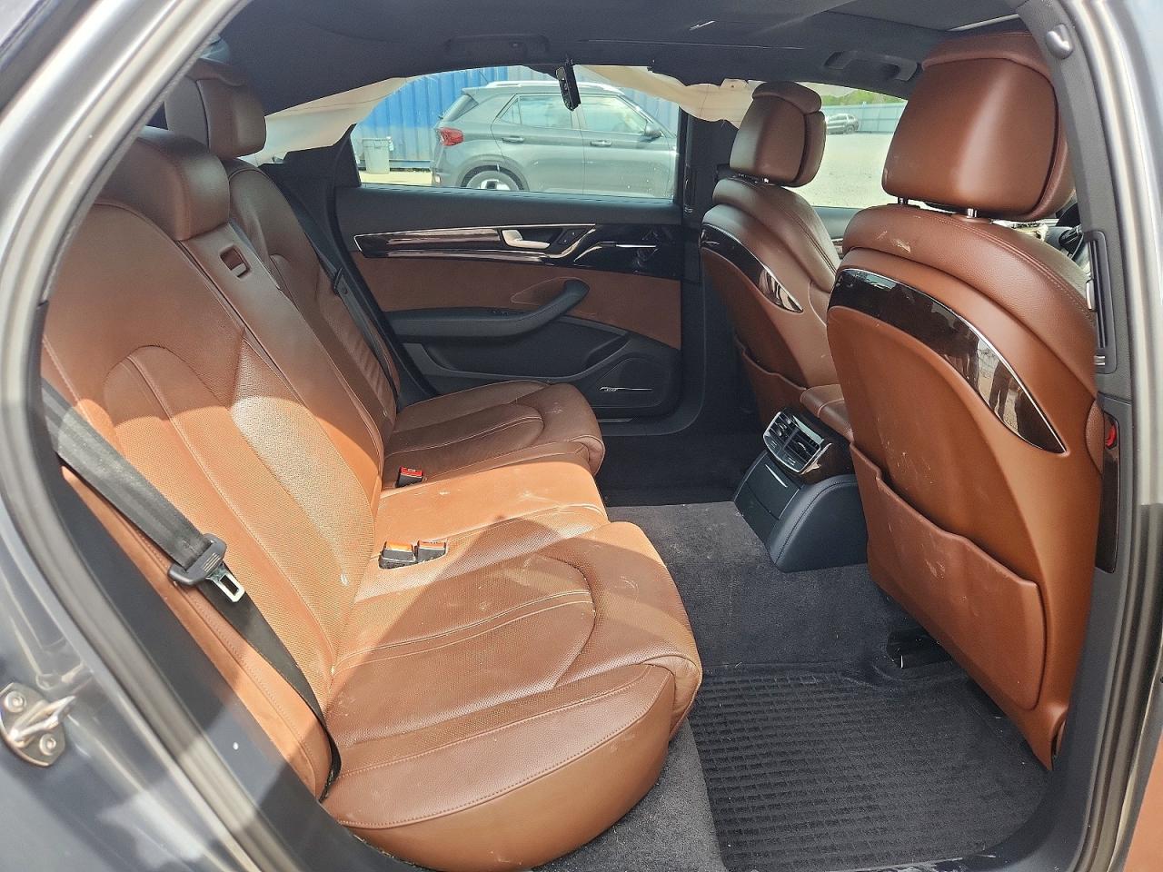 2015 Audi A8 L Quattro Gray vin: WAU3GAFD6FN035692