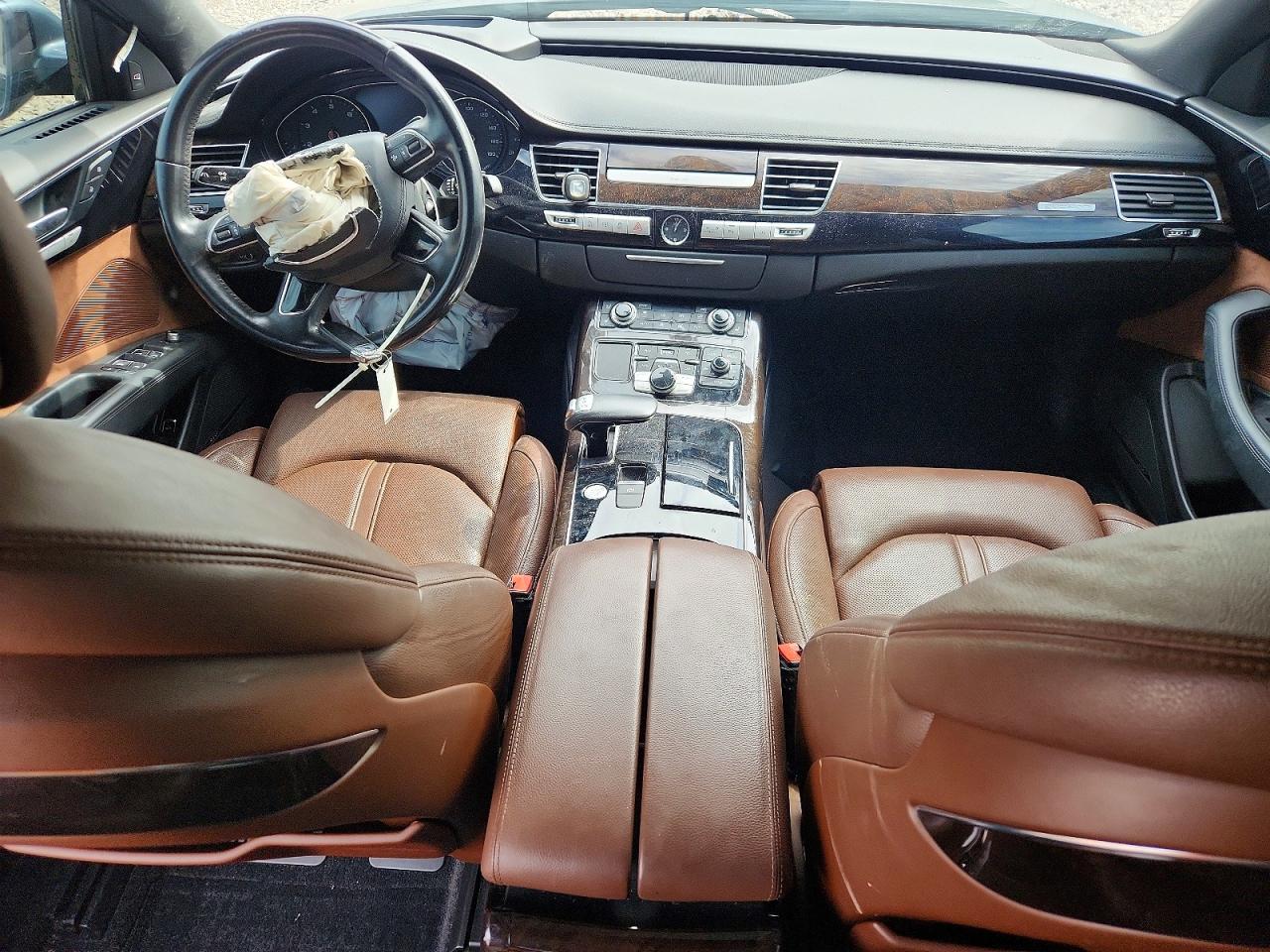 2015 Audi A8 L Quattro Gray vin: WAU3GAFD6FN035692