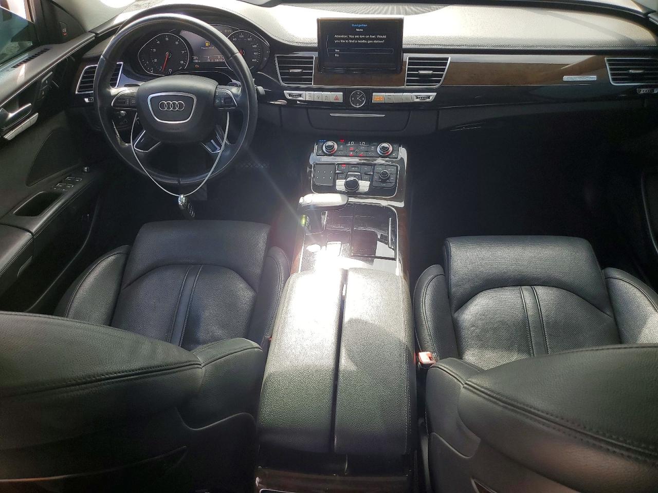 2015 Audi A8 L Quattro White vin: WAU3GAFD7FN006296