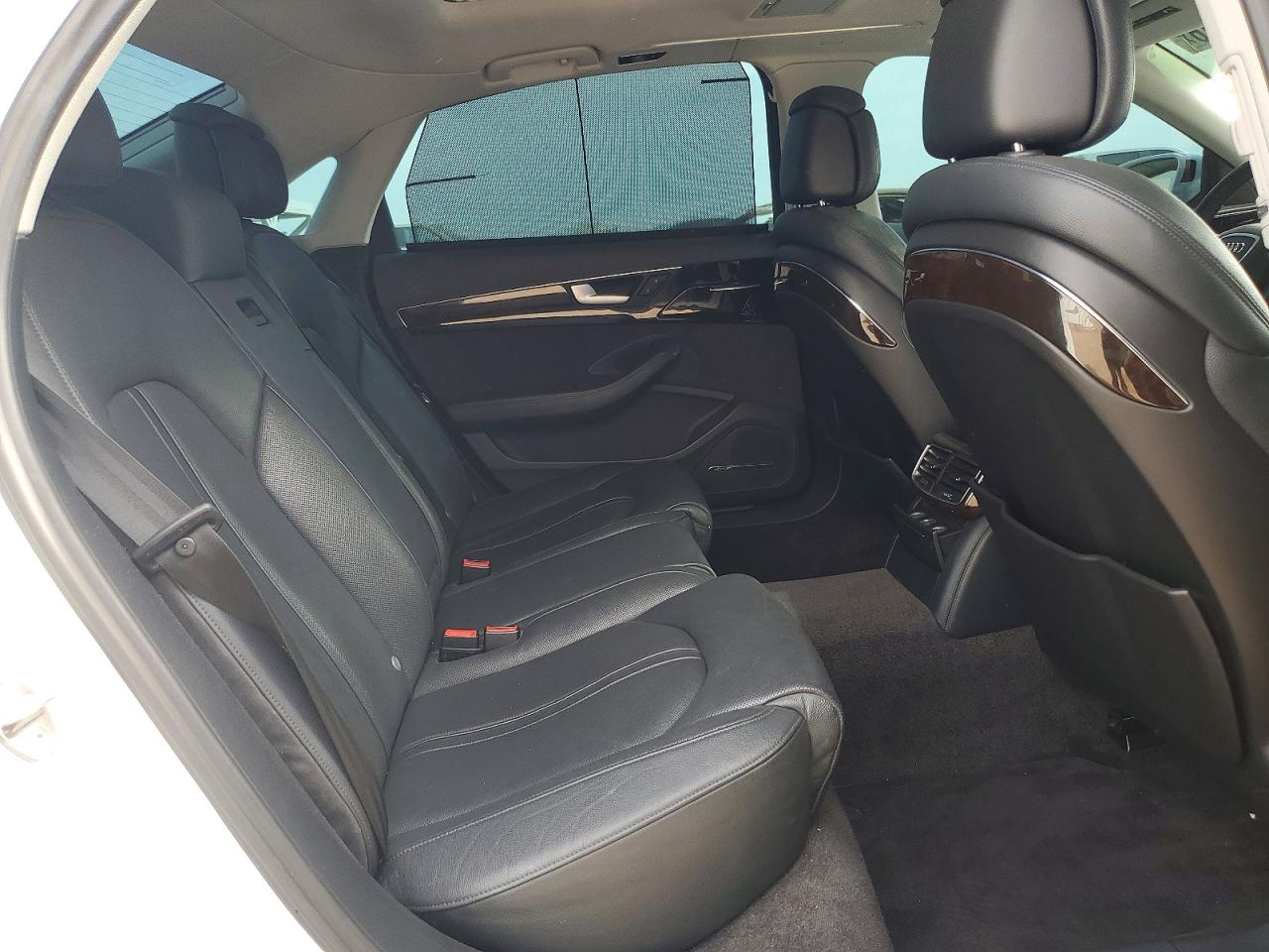 2015 Audi A8 L Quattro White vin: WAU3GAFD7FN006296