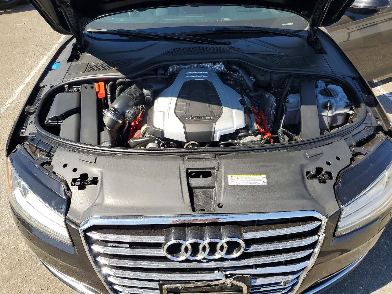 2015 Audi A8 L Quattro Black vin: WAU3GAFD8FN006162