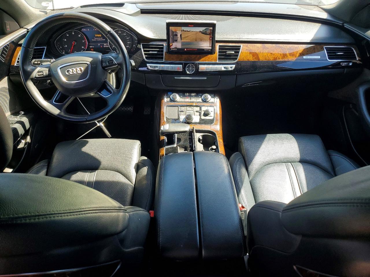 2015 Audi A8 L Quattro Black vin: WAU3GAFD8FN006162