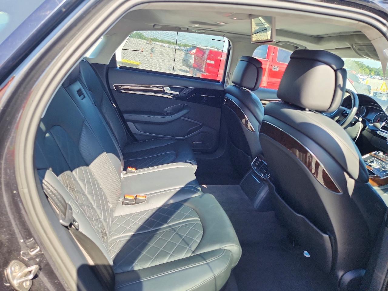 2015 Audi A8 L Quattro Black vin: WAU3GAFD8FN016898