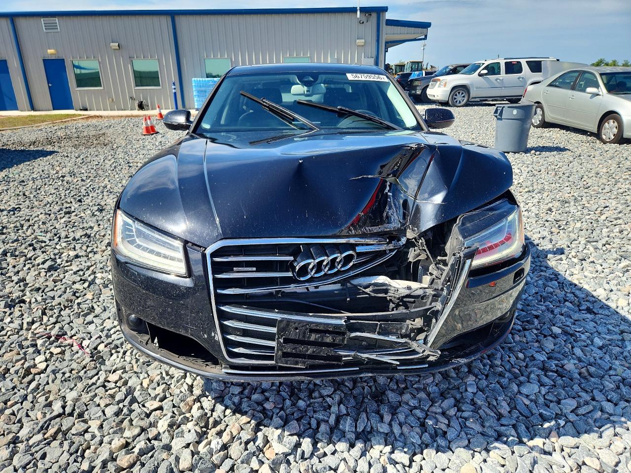2015 Audi A8 L Quattro Black vin: WAU3GAFD8FN016898