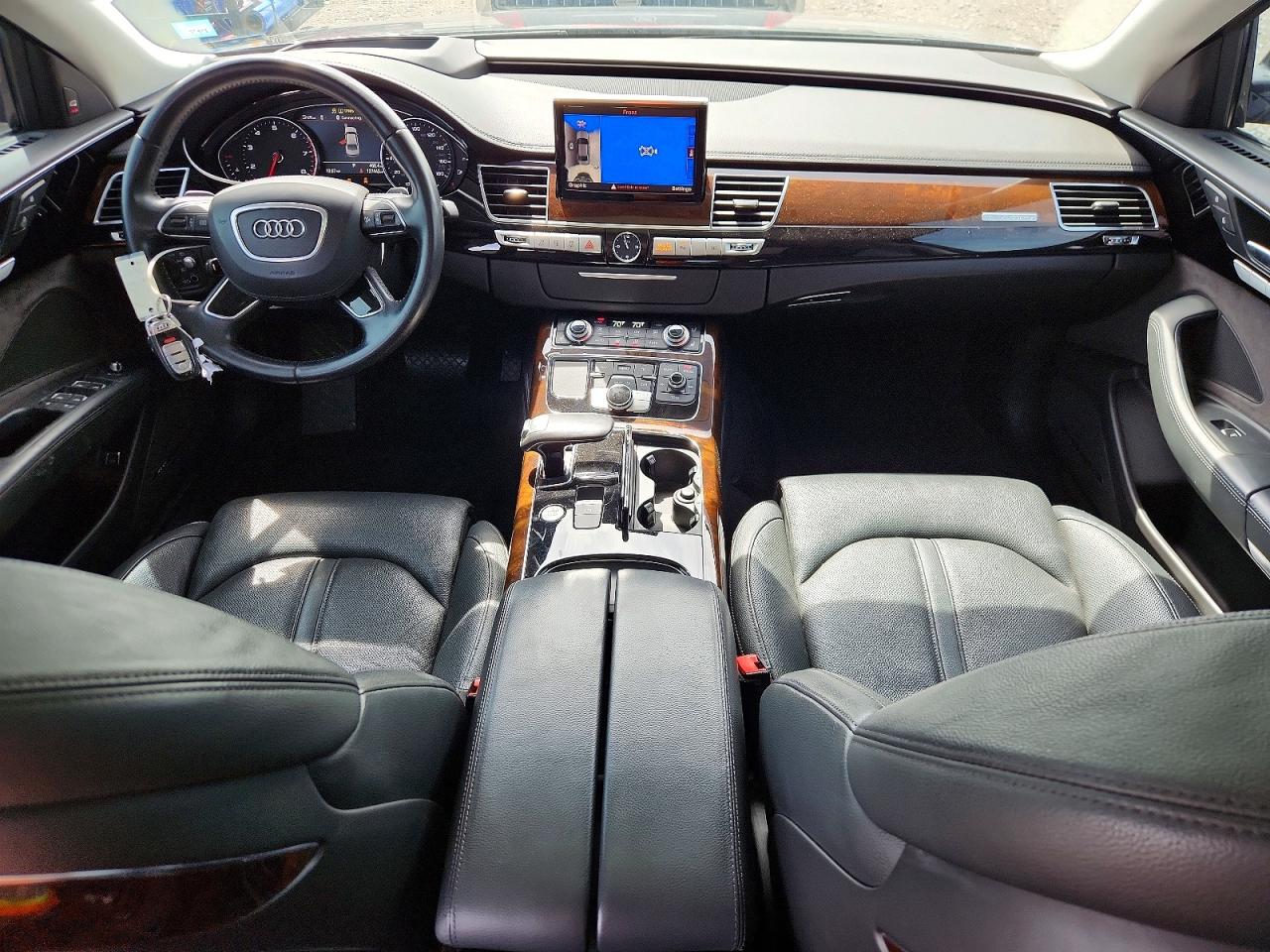 2015 Audi A8 L Quattro Black vin: WAU3GAFD9FN041308