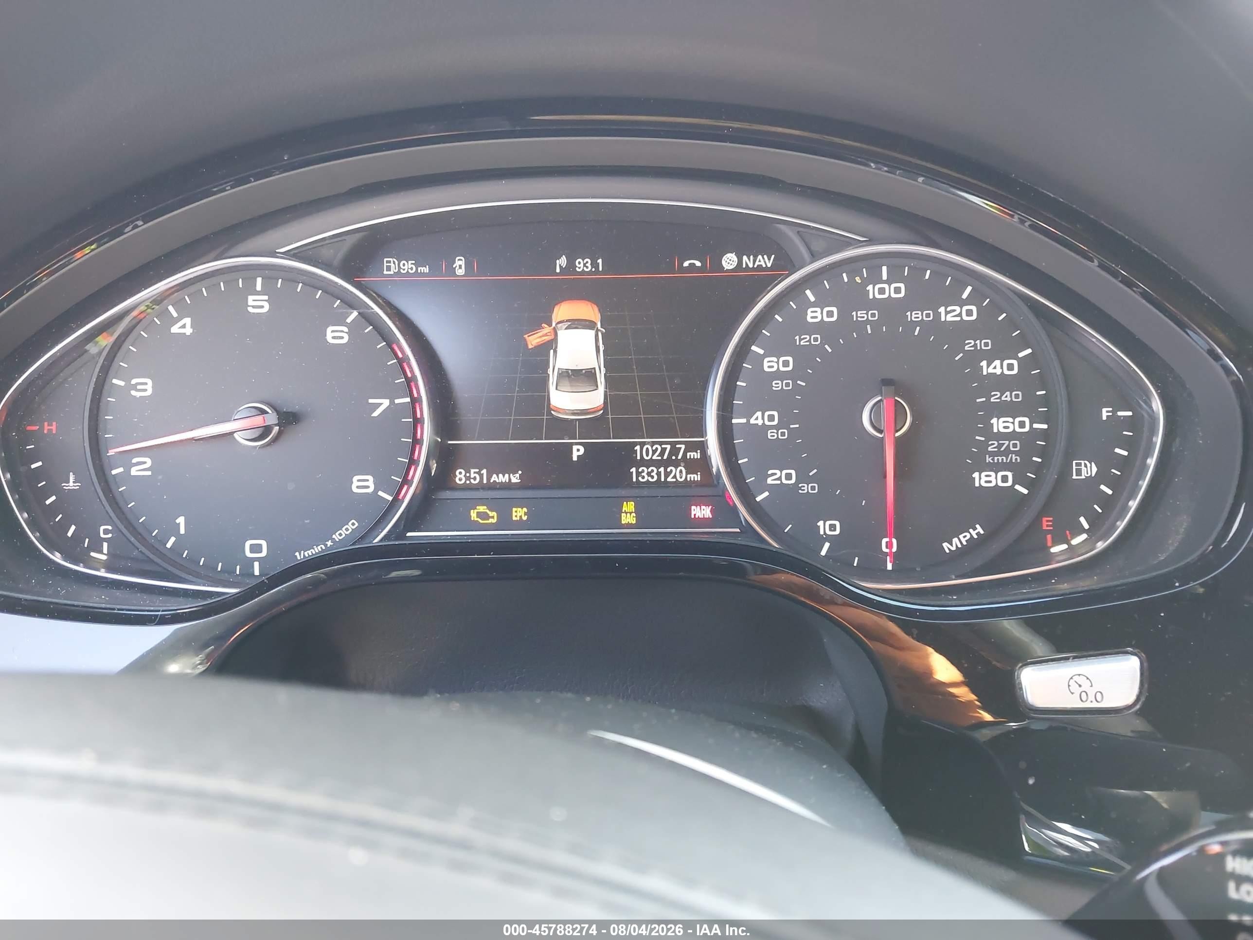 2015 Audi A8 L 3.0t White vin: WAU3GAFDXFN001299