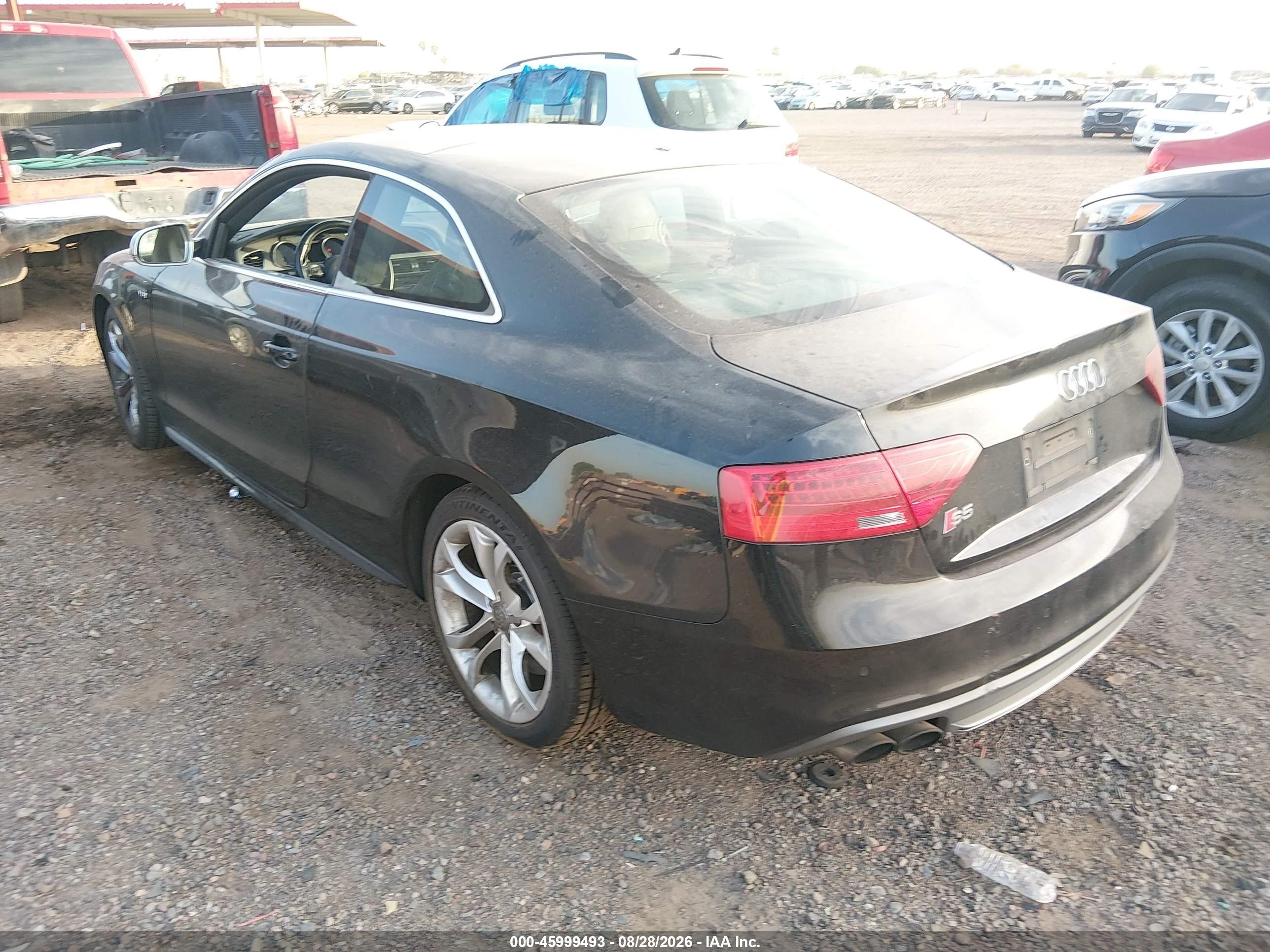 2013 Audi S5 3.0t Premium Plus Черный vin: WAU3GAFR5DA030385
