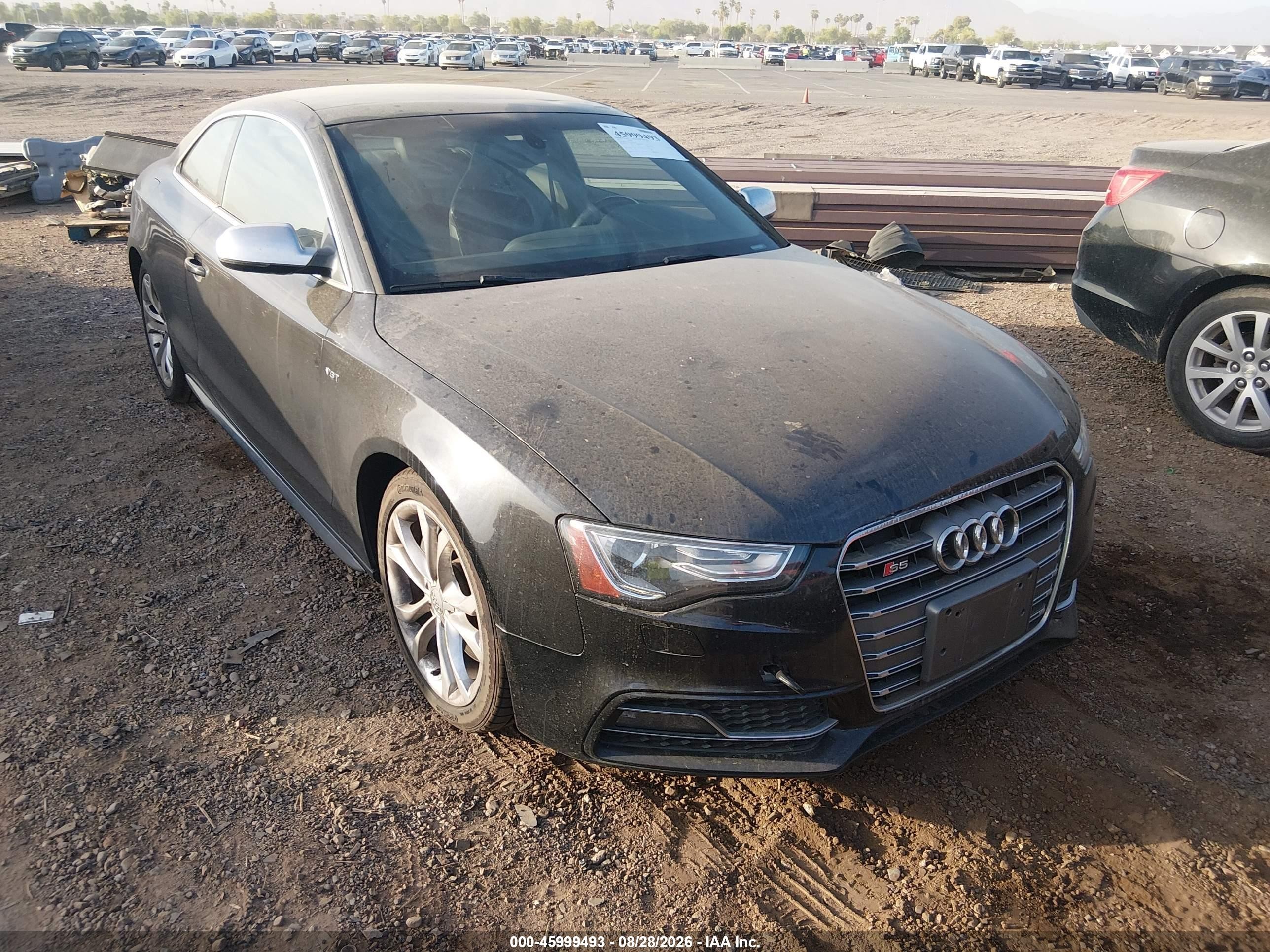 2013 Audi S5 3.0t Premium Plus Черный vin: WAU3GAFR5DA030385