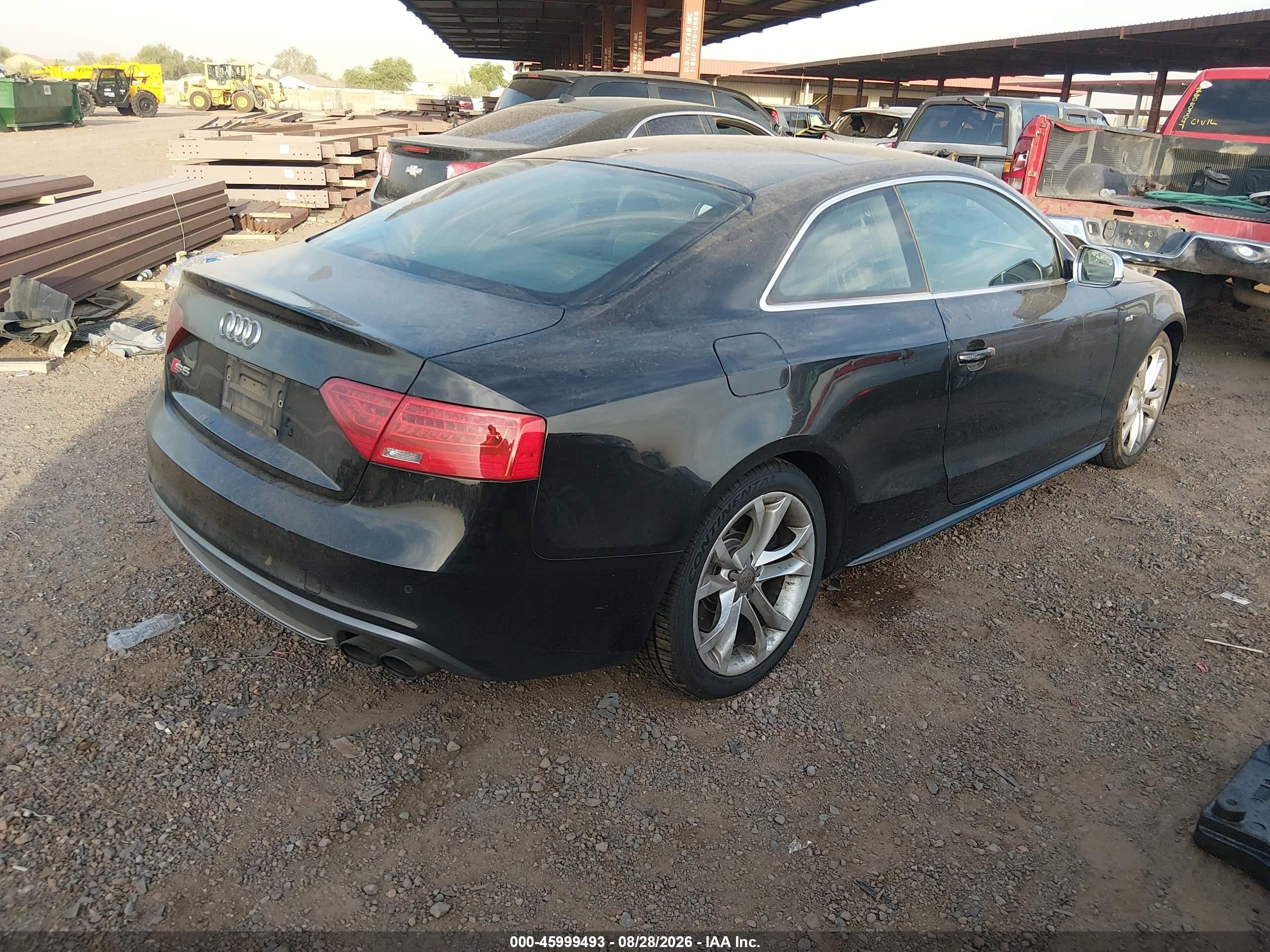 2013 Audi S5 3.0t Premium Plus Черный vin: WAU3GAFR5DA030385