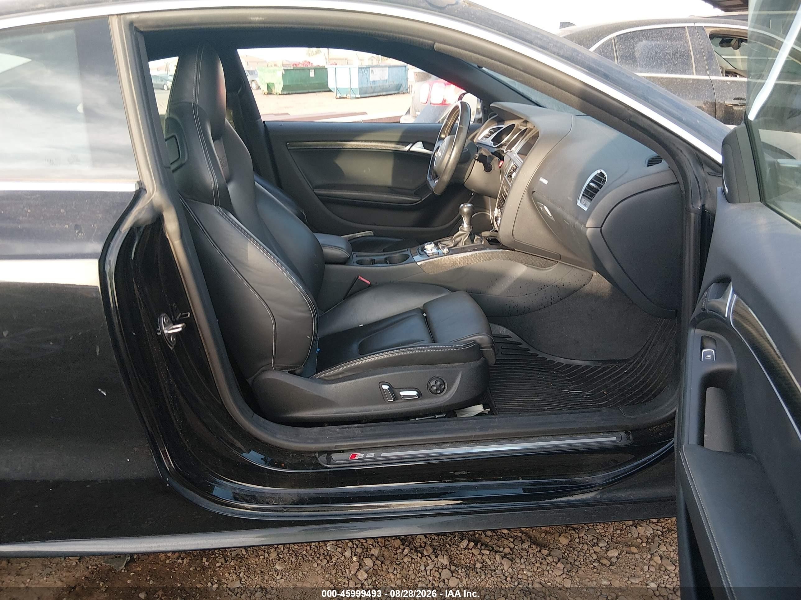 2013 Audi S5 3.0t Premium Plus Черный vin: WAU3GAFR5DA030385