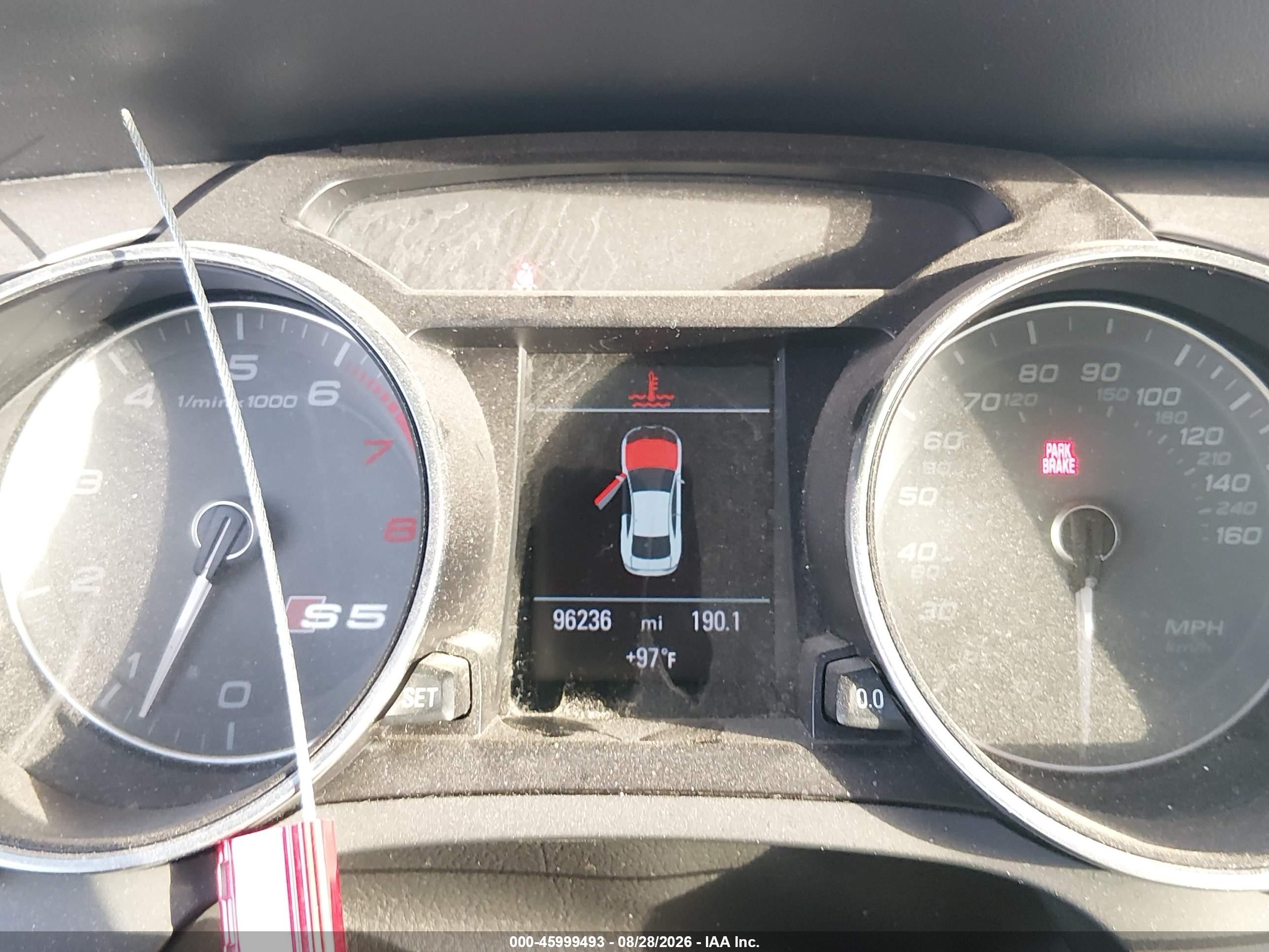 2013 Audi S5 3.0t Premium Plus Черный vin: WAU3GAFR5DA030385