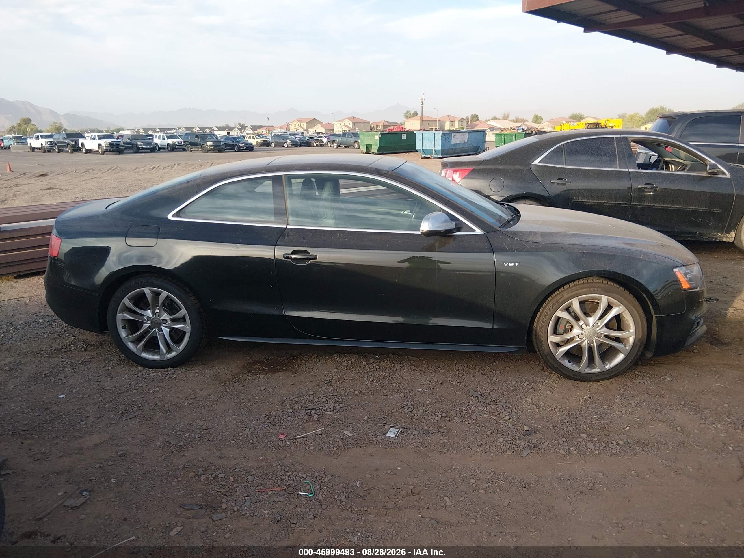 2013 Audi S5 3.0t Premium Plus Черный vin: WAU3GAFR5DA030385