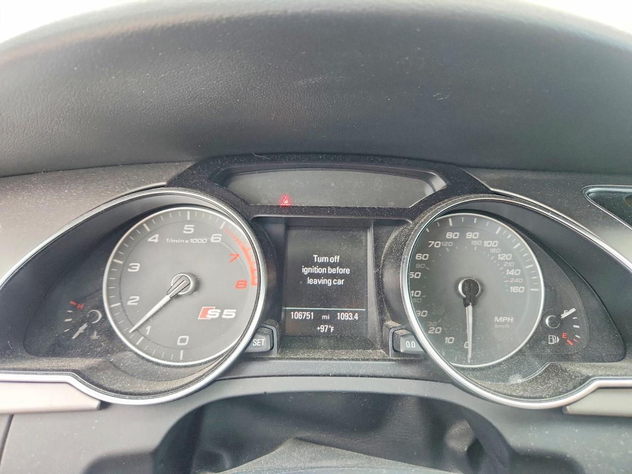 2013 Audi S5 Prestige Black vin: WAU3GAFR7DA008503