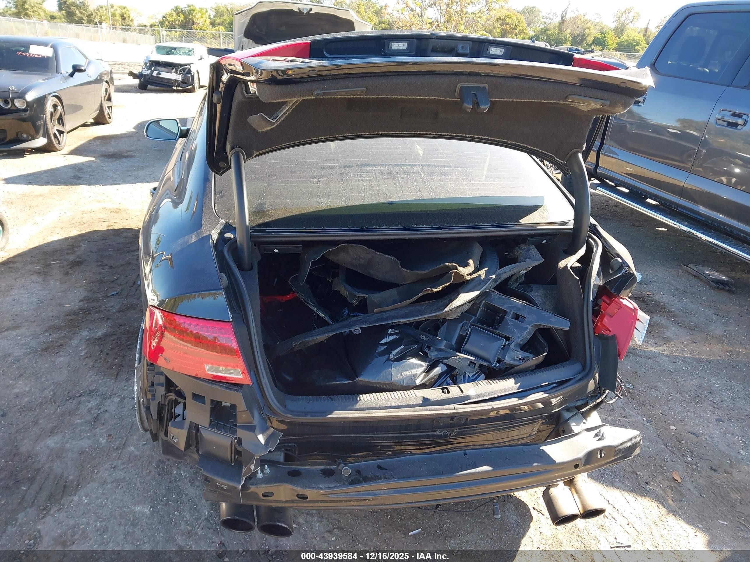 2013 Audi S5 3.0t Premium Plus Black vin: WAU3GAFR9DA016554