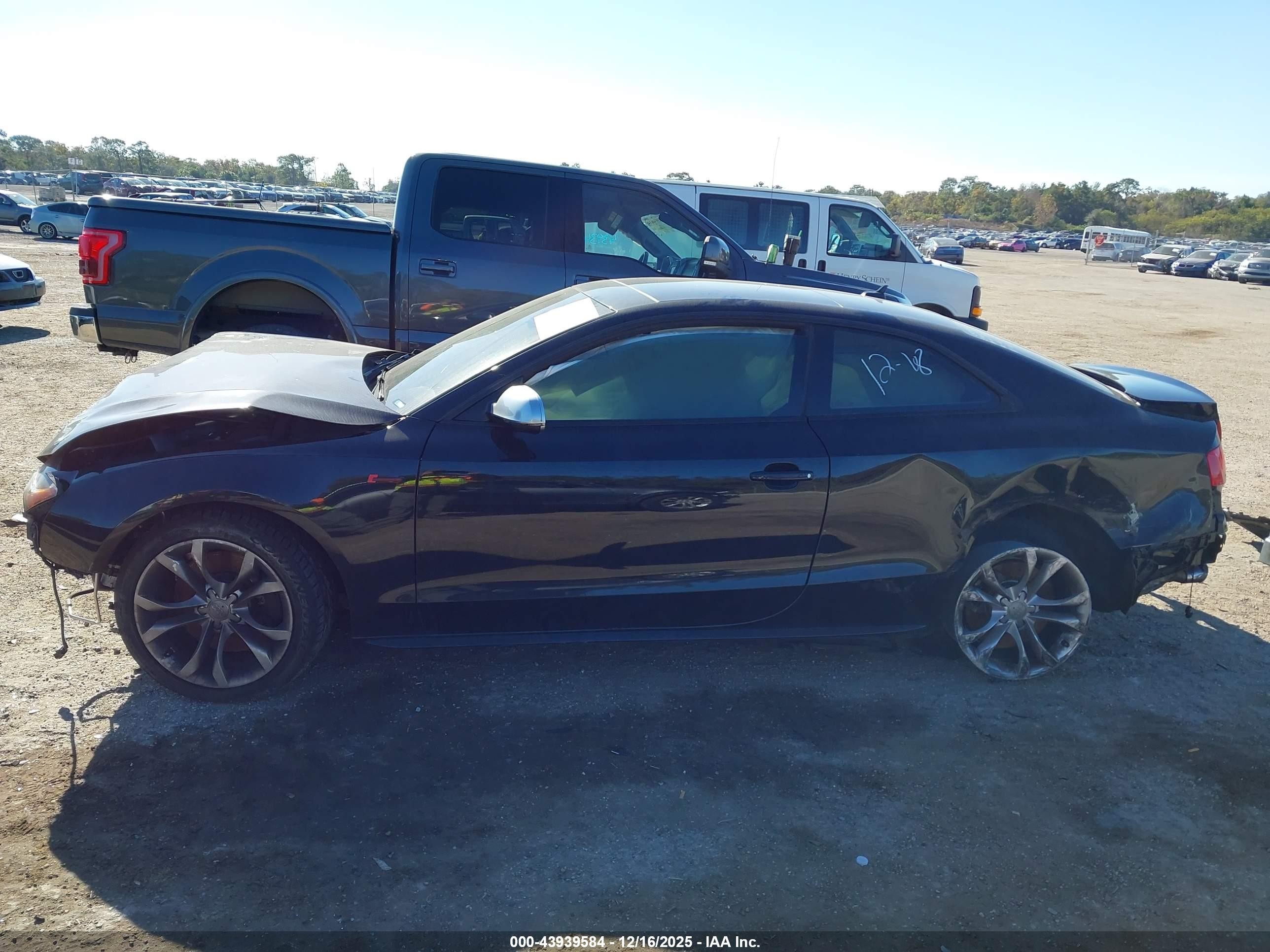 2013 Audi S5 3.0t Premium Plus Black vin: WAU3GAFR9DA016554