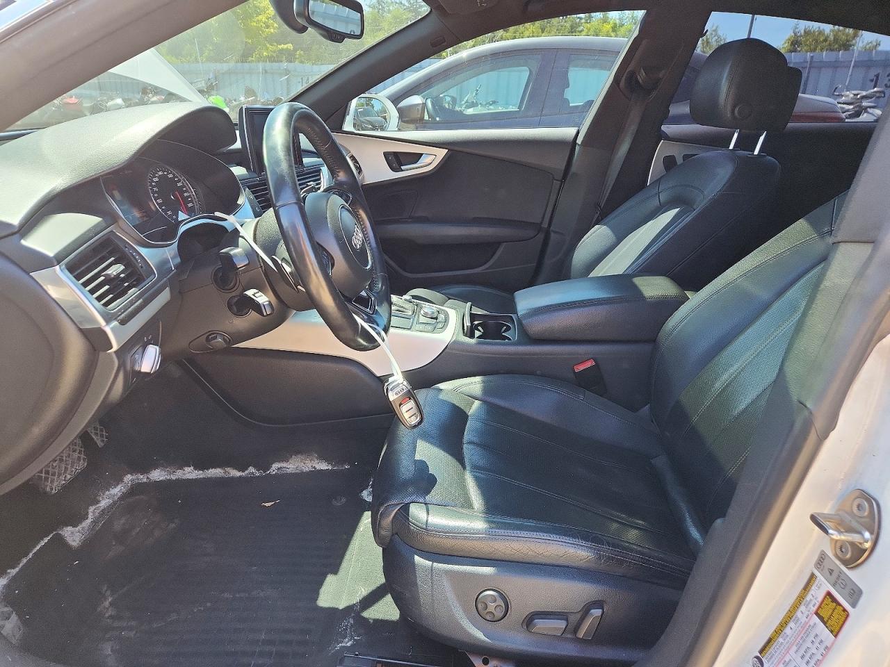 2014 Audi A7 Premium Plus White vin: WAU3GCFC3EN100046