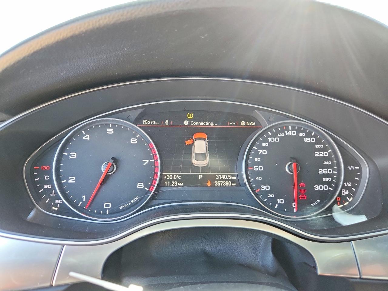 2014 Audi A7 Premium Plus White vin: WAU3GCFC3EN100046