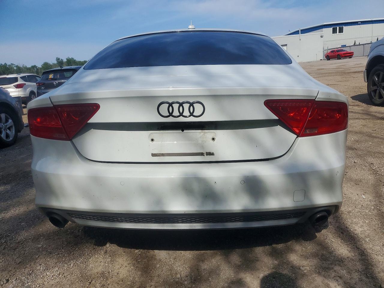 2013 Audi A7 Premium Plus White vin: WAU3GCFC9DN012536