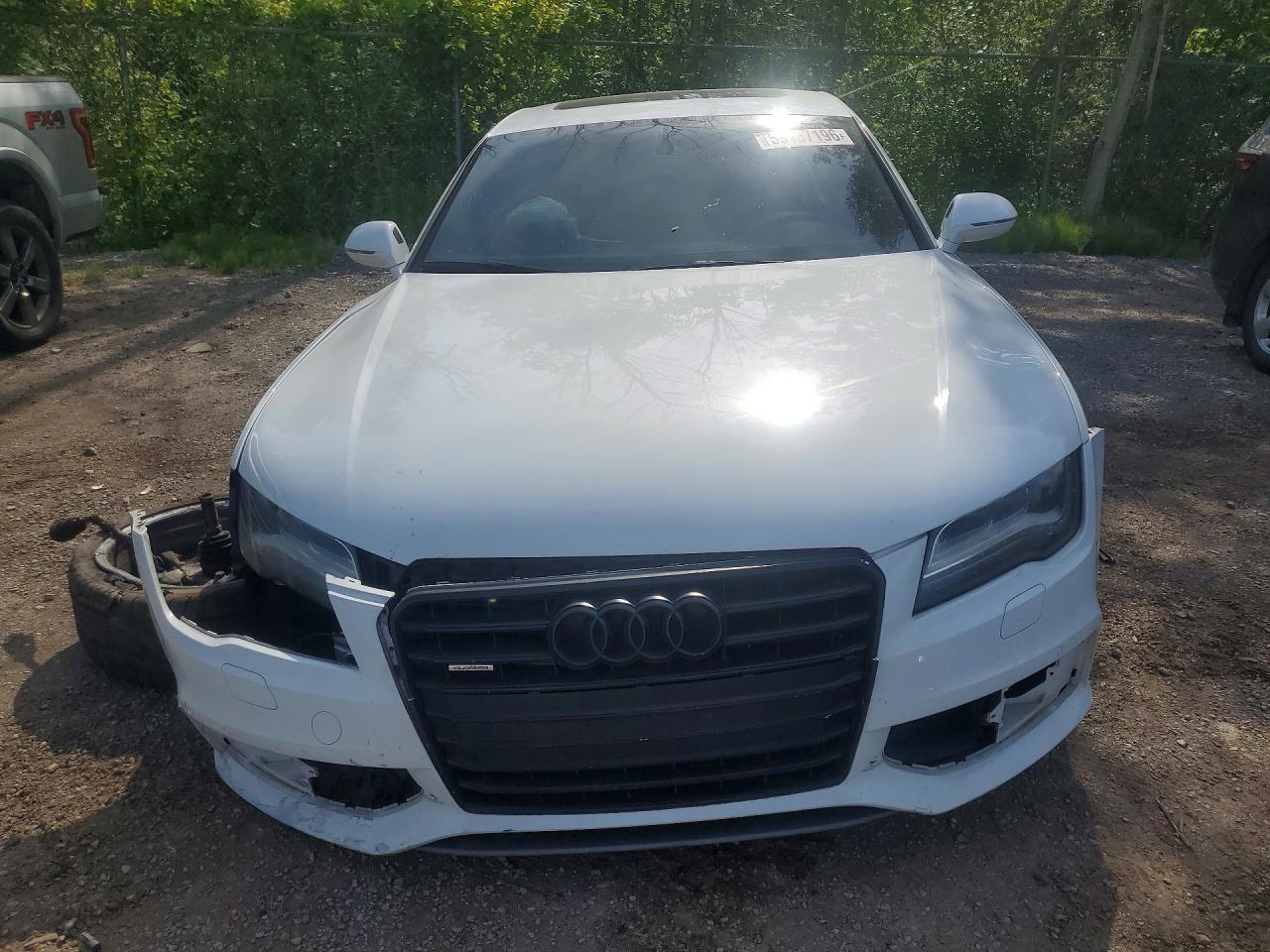 2013 Audi A7 Premium Plus White vin: WAU3GCFC9DN012536