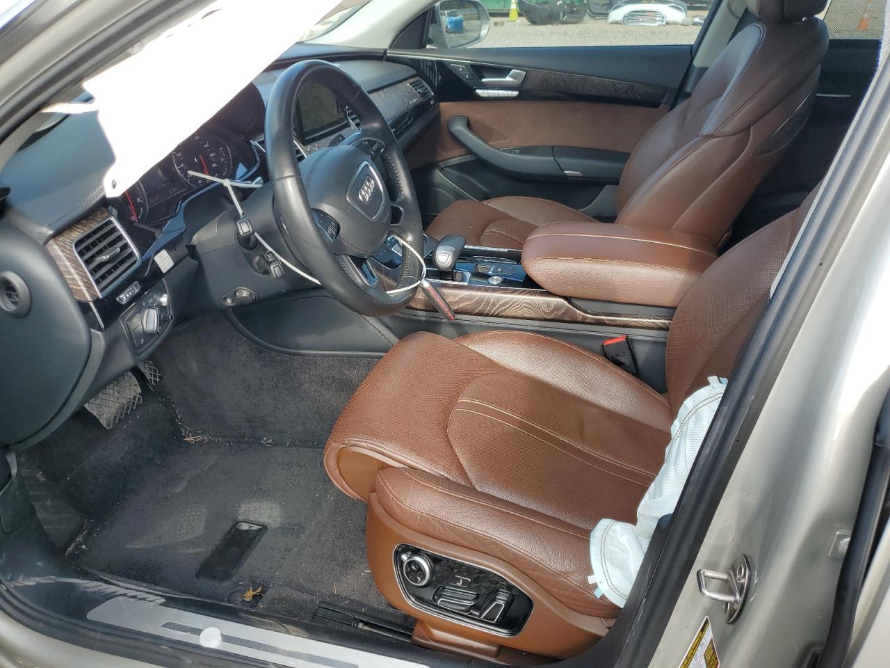 2015 Audi A8 L Tdi Quattro Серебряный vin: WAU3MAFD1FN022583