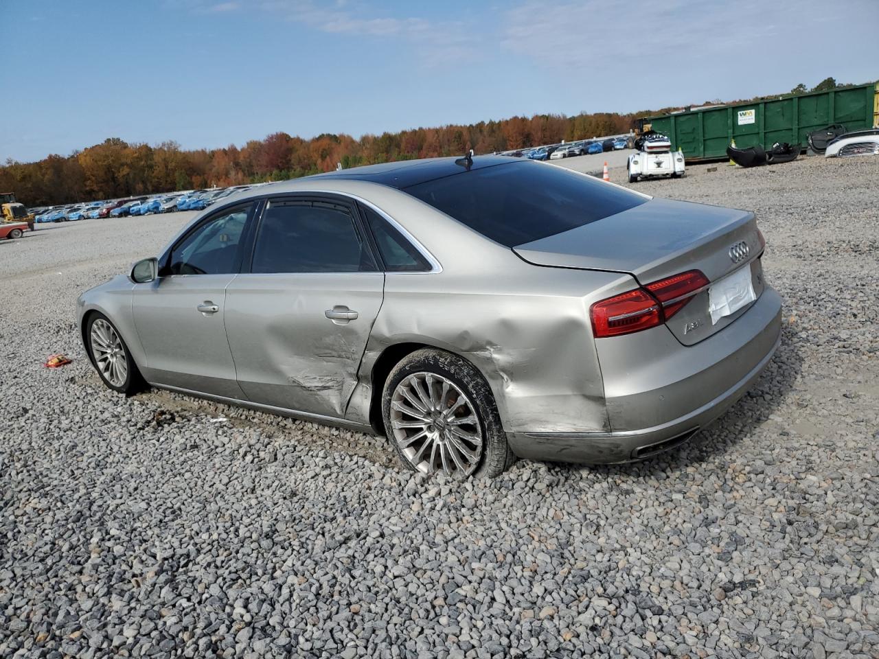 2015 Audi A8 L Tdi Quattro Серебряный vin: WAU3MAFD1FN022583