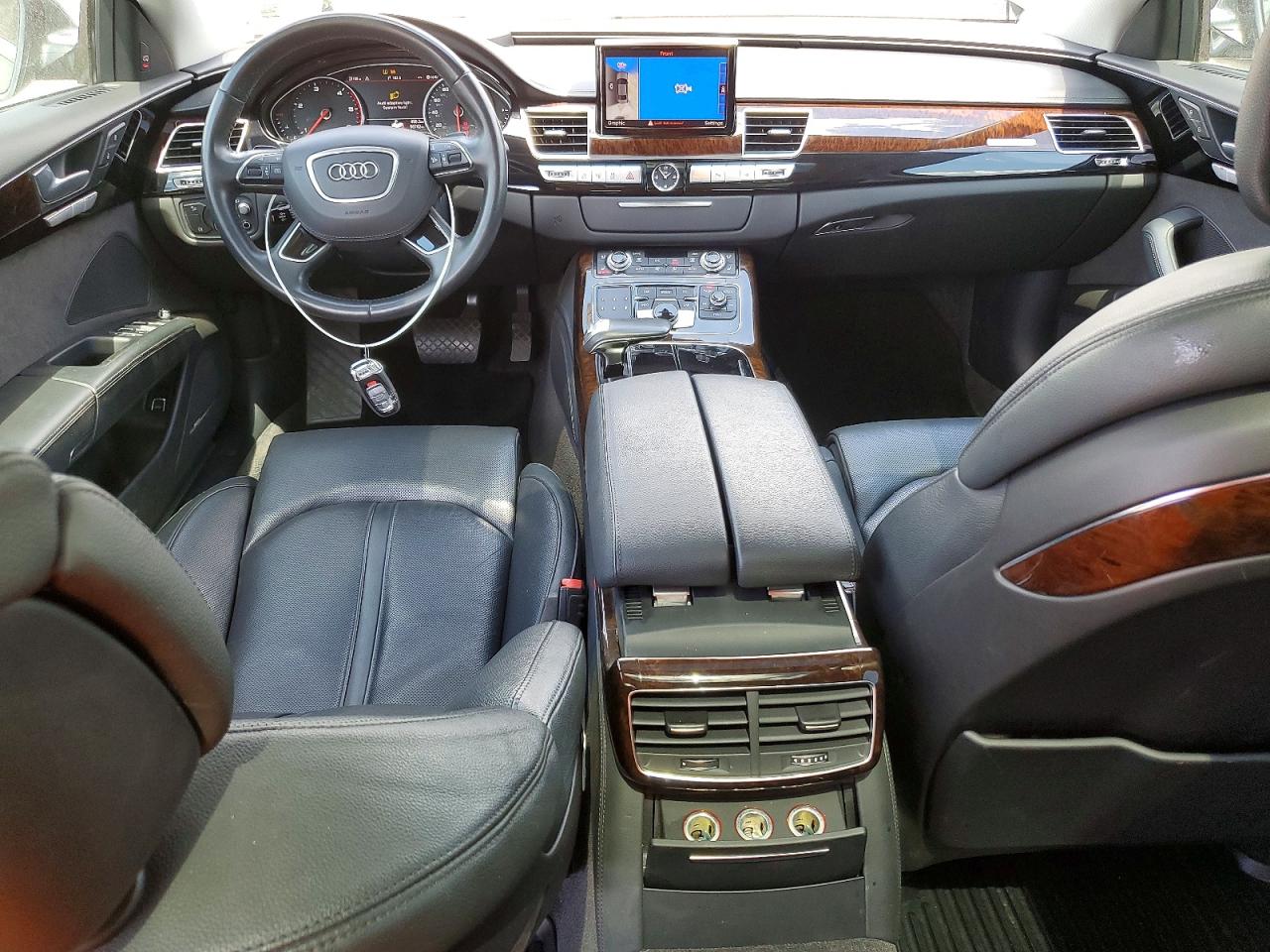 2015 Audi A8 L Tdi Quattro Gray vin: WAU3MAFD3FN002481