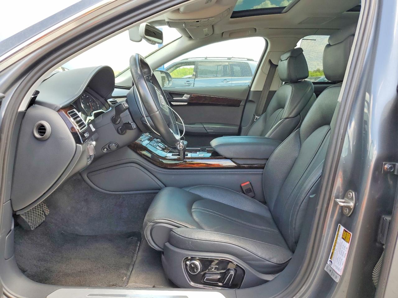 2015 Audi A8 L Tdi Quattro Gray vin: WAU3MAFD3FN002481