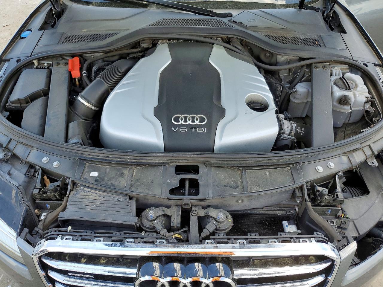 2015 Audi A8 L Tdi Quattro Gray vin: WAU3MAFD3FN002481