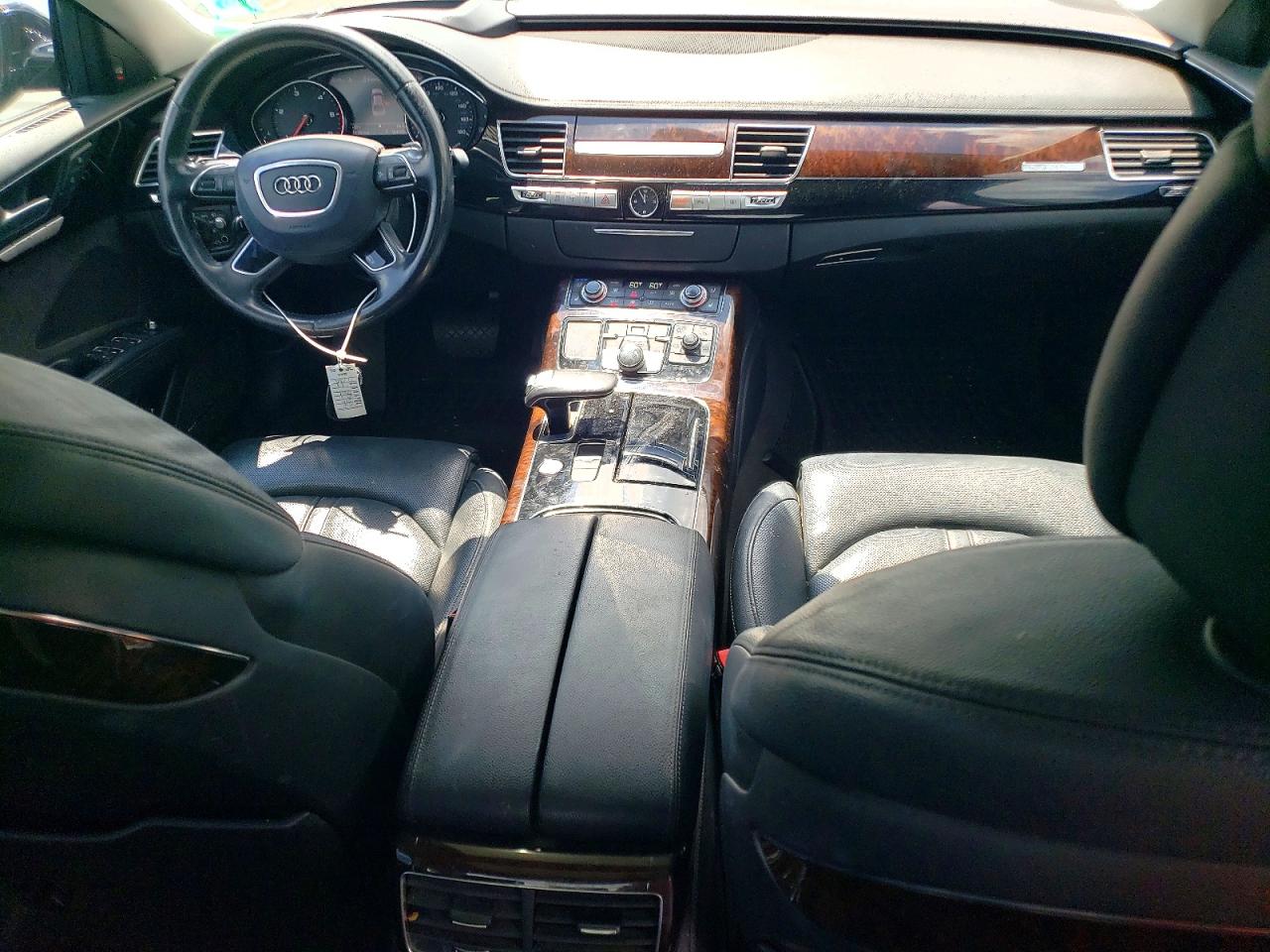 2015 Audi A8 L Tdi Quattro Black vin: WAU3MAFDXFN002221
