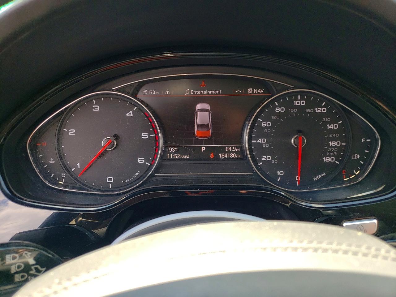 2015 Audi A8 L Tdi Quattro Black vin: WAU3MAFDXFN002221