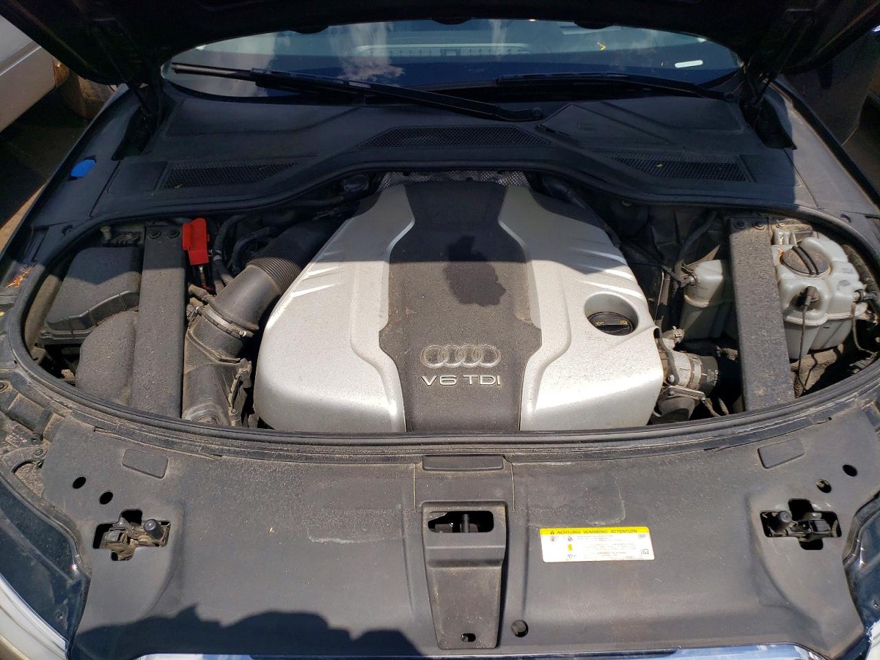2015 Audi A8 L Tdi Quattro Black vin: WAU3MAFDXFN002221