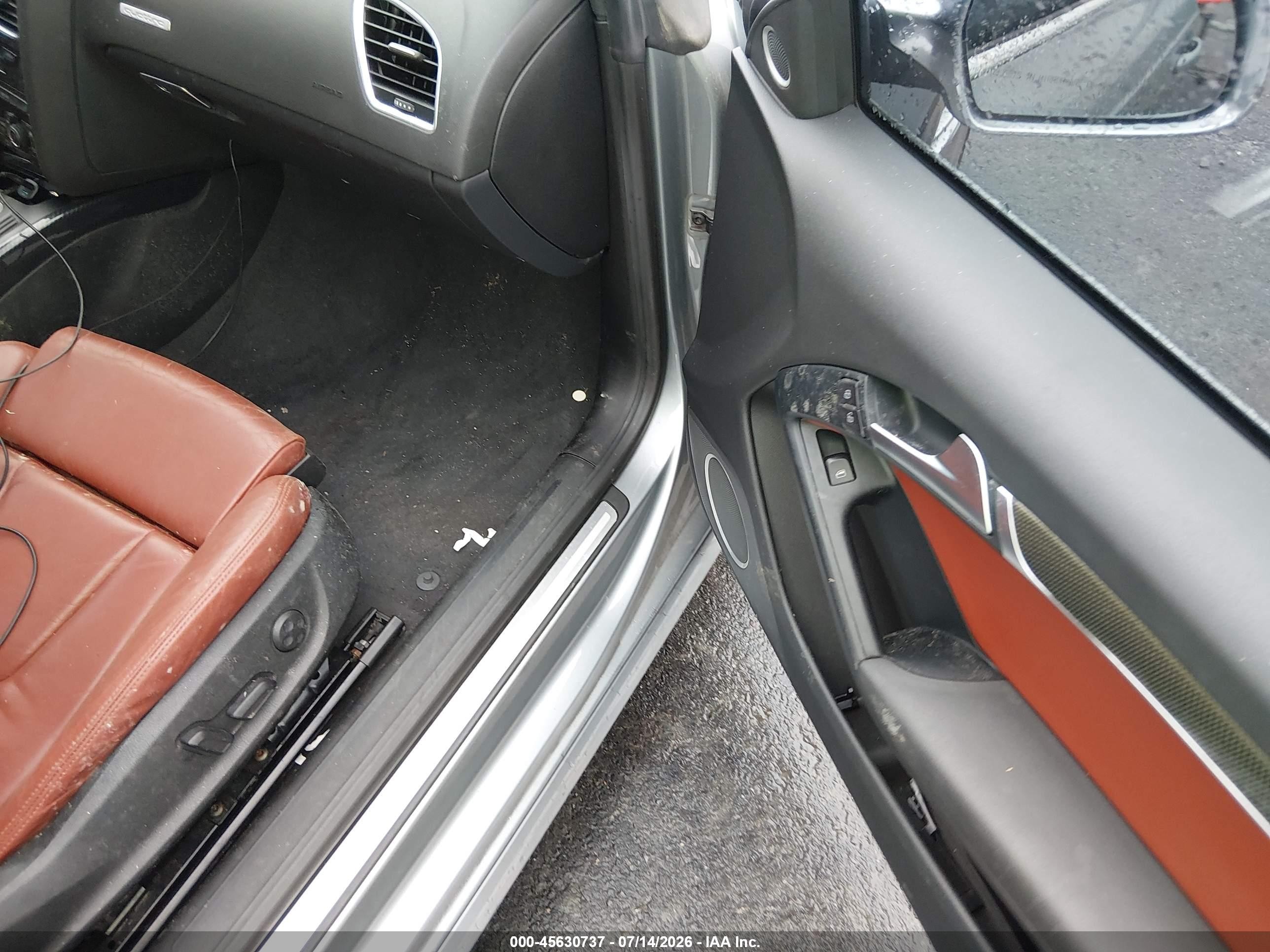 2010 Audi S5 4.2 Premium Plus Gray vin: WAU3VAFR3AA062284
