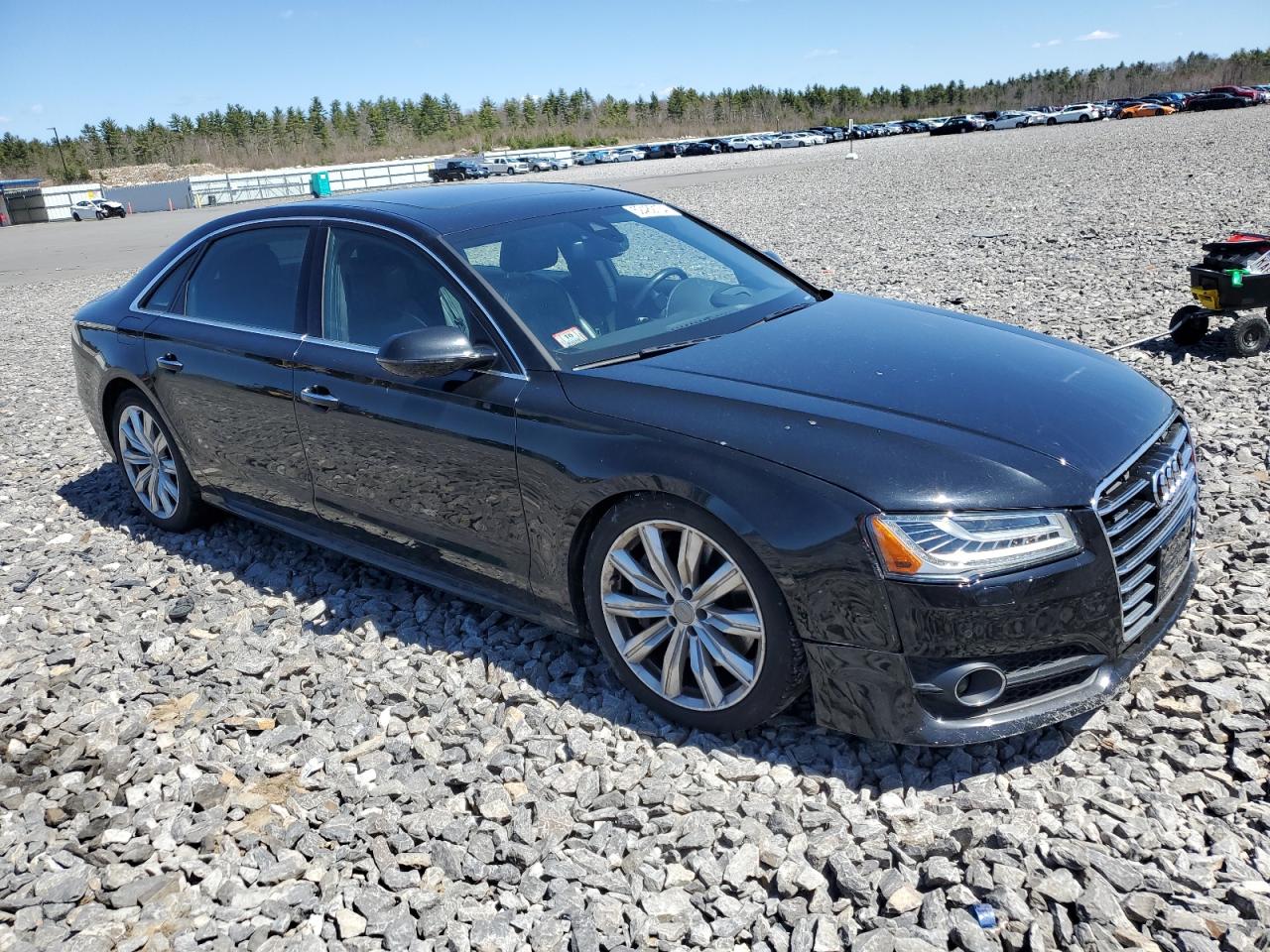 2017 Audi A8 L Quattro Black vin: WAU43AFD4HN004282