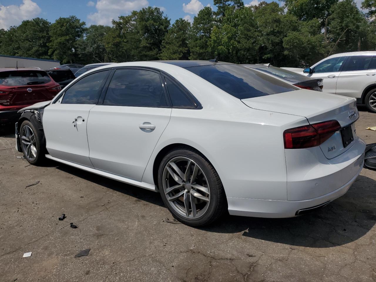 2017 Audi A8 L Quattro White vin: WAU43AFD6HN019804