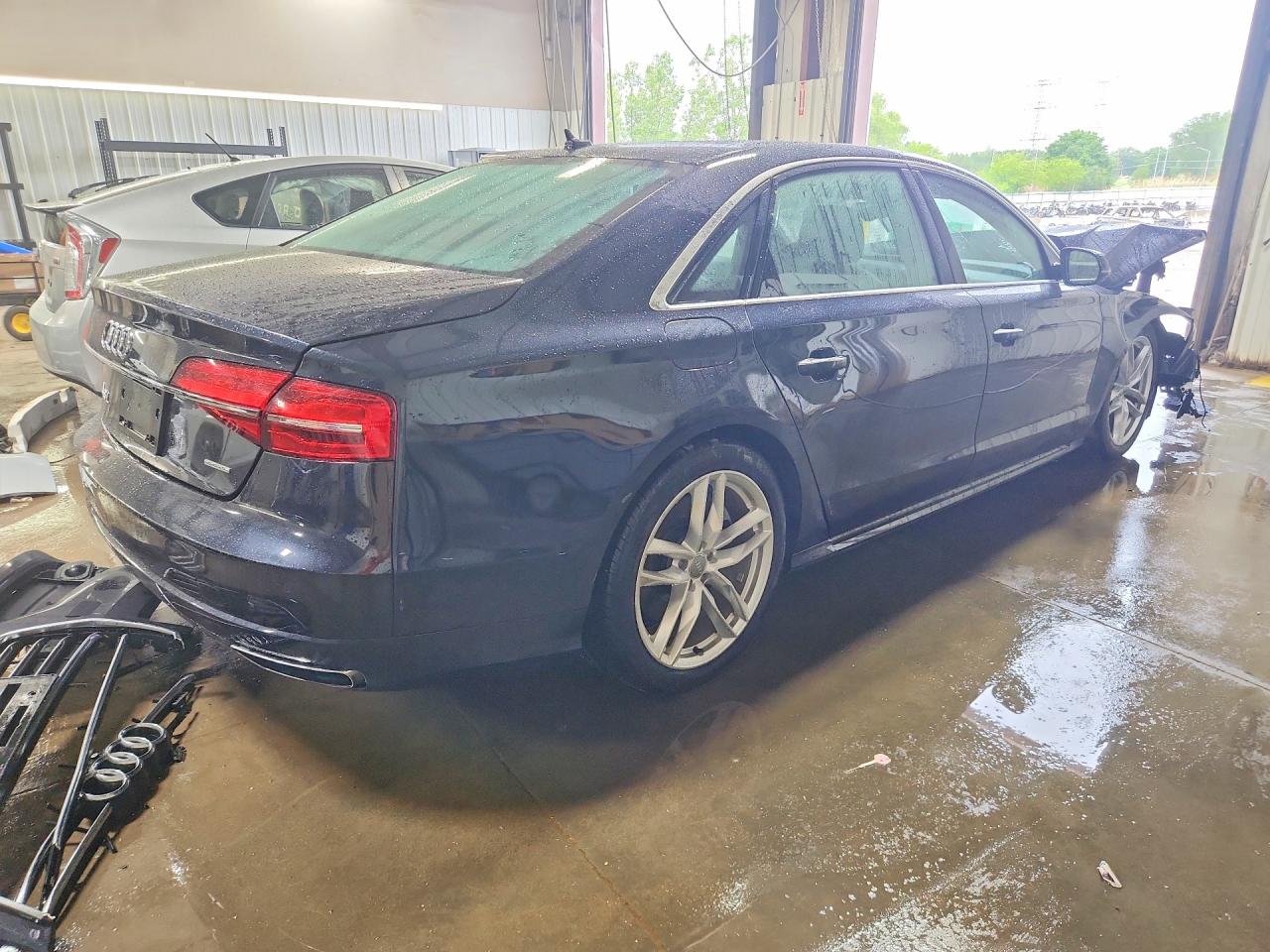2017 Audi A8 L Quattro Blue vin: WAU44AFD7HN019758