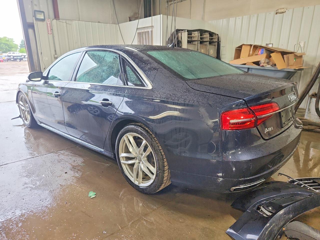 2017 Audi A8 L Quattro Blue vin: WAU44AFD7HN019758