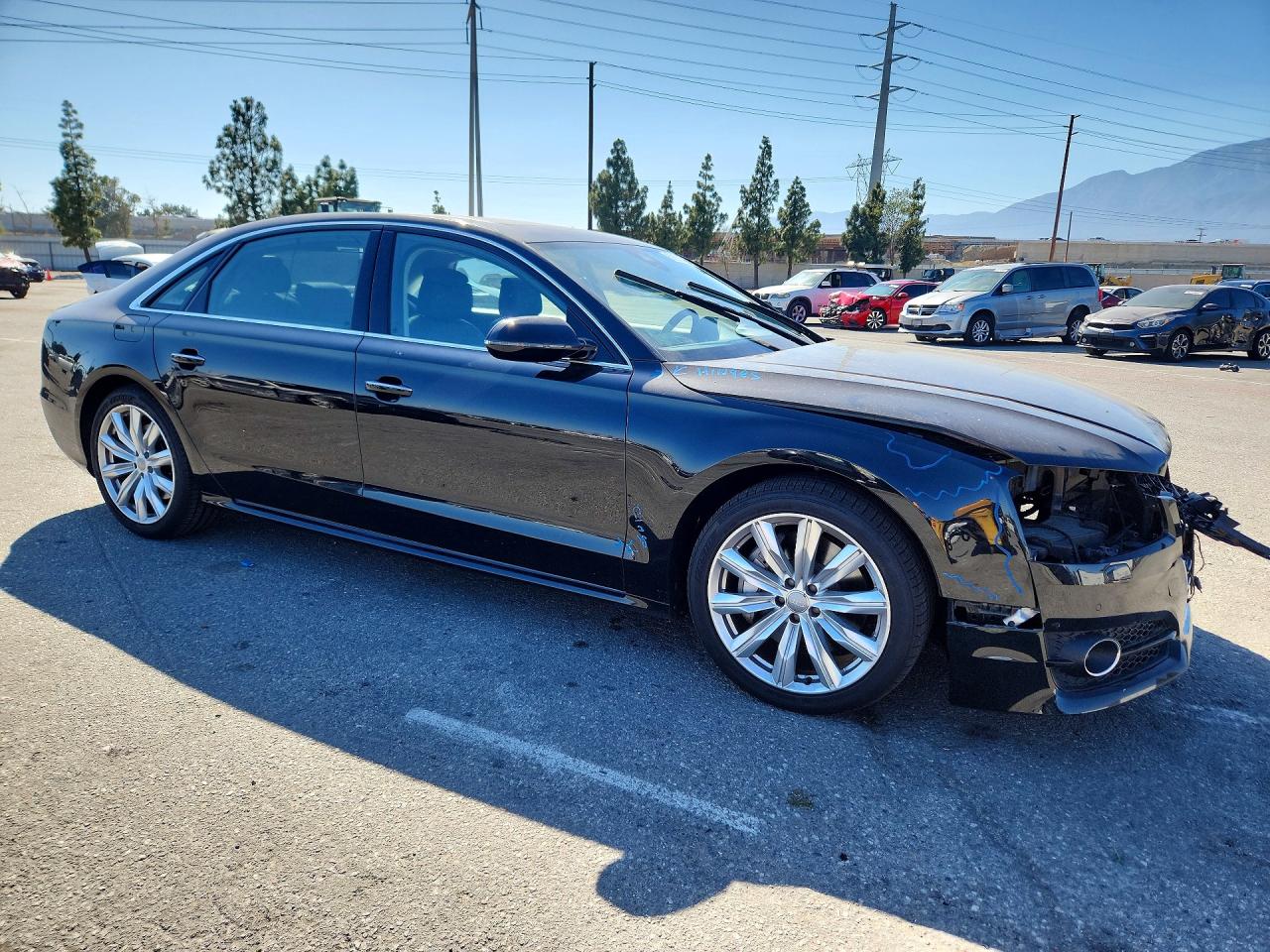 2017 Audi A8 L Quattro Black vin: WAU44AFD9HN011466